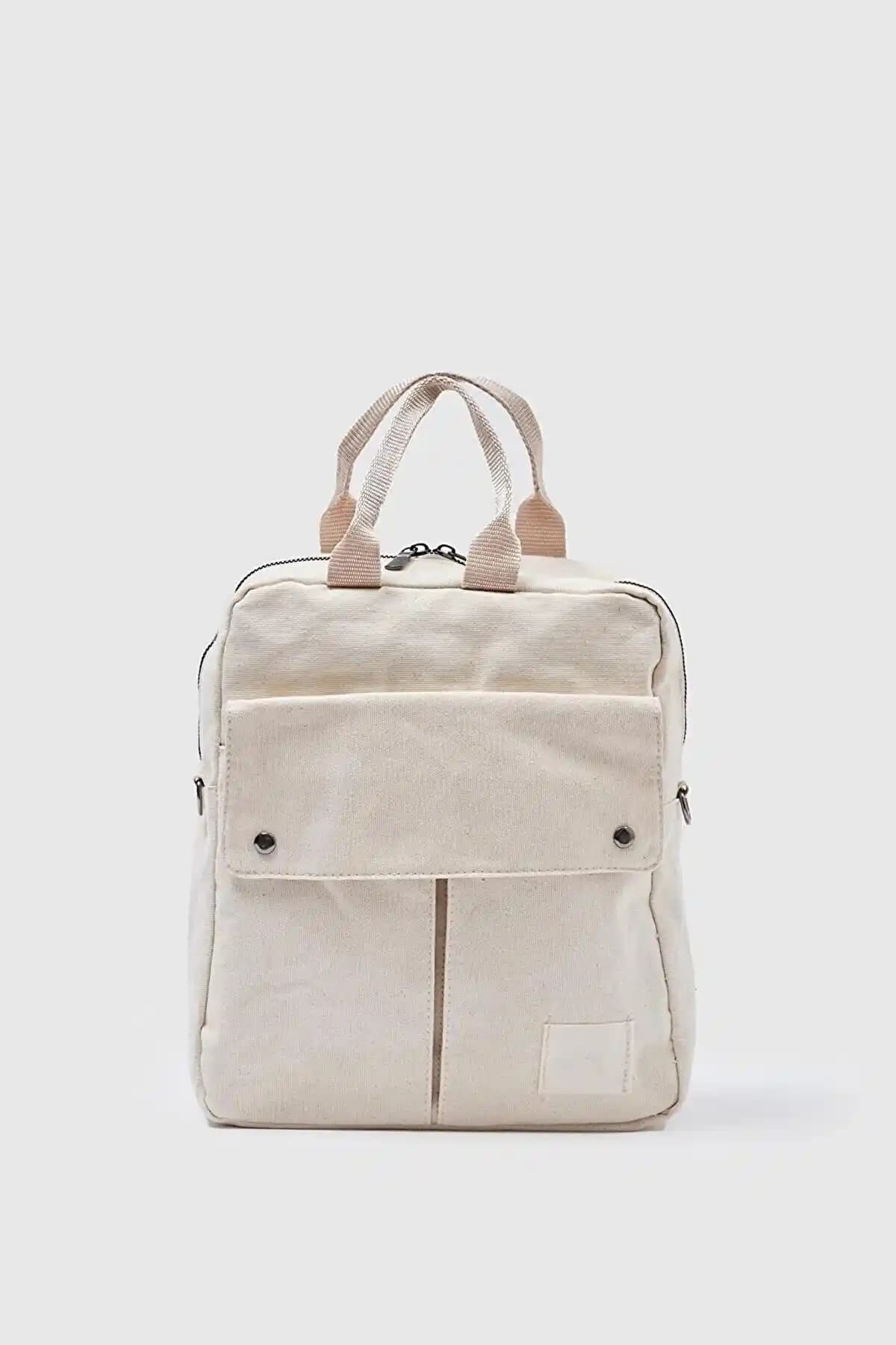 Eliza Kağan Organik Keten Sırt ve Kol Çantası: Sürdürülebilir ve Şık Tasarım