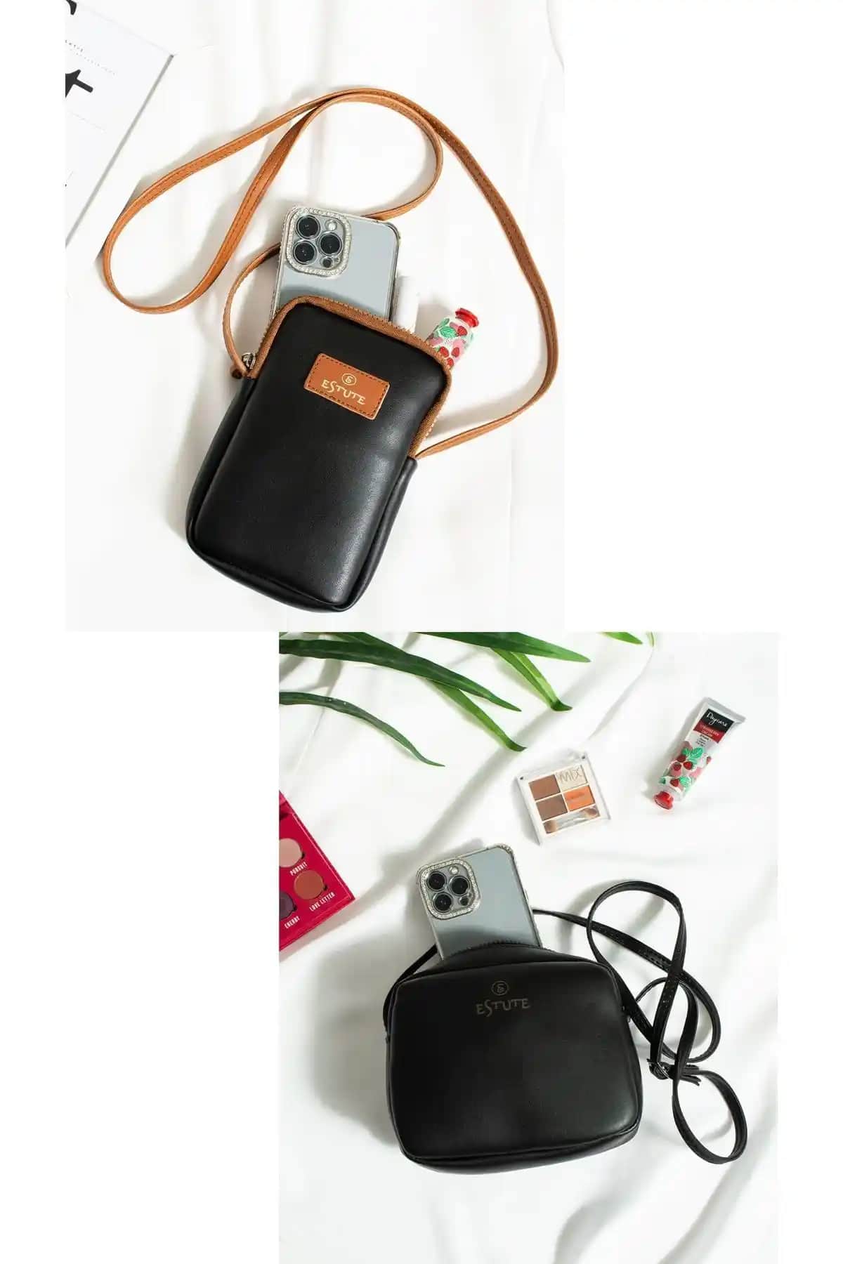 ESTUTE 2'li Telefon ve Urban Çanta Seti Doğa Dostu Vegan Deri Tasarımıyla Günlük Şıklık