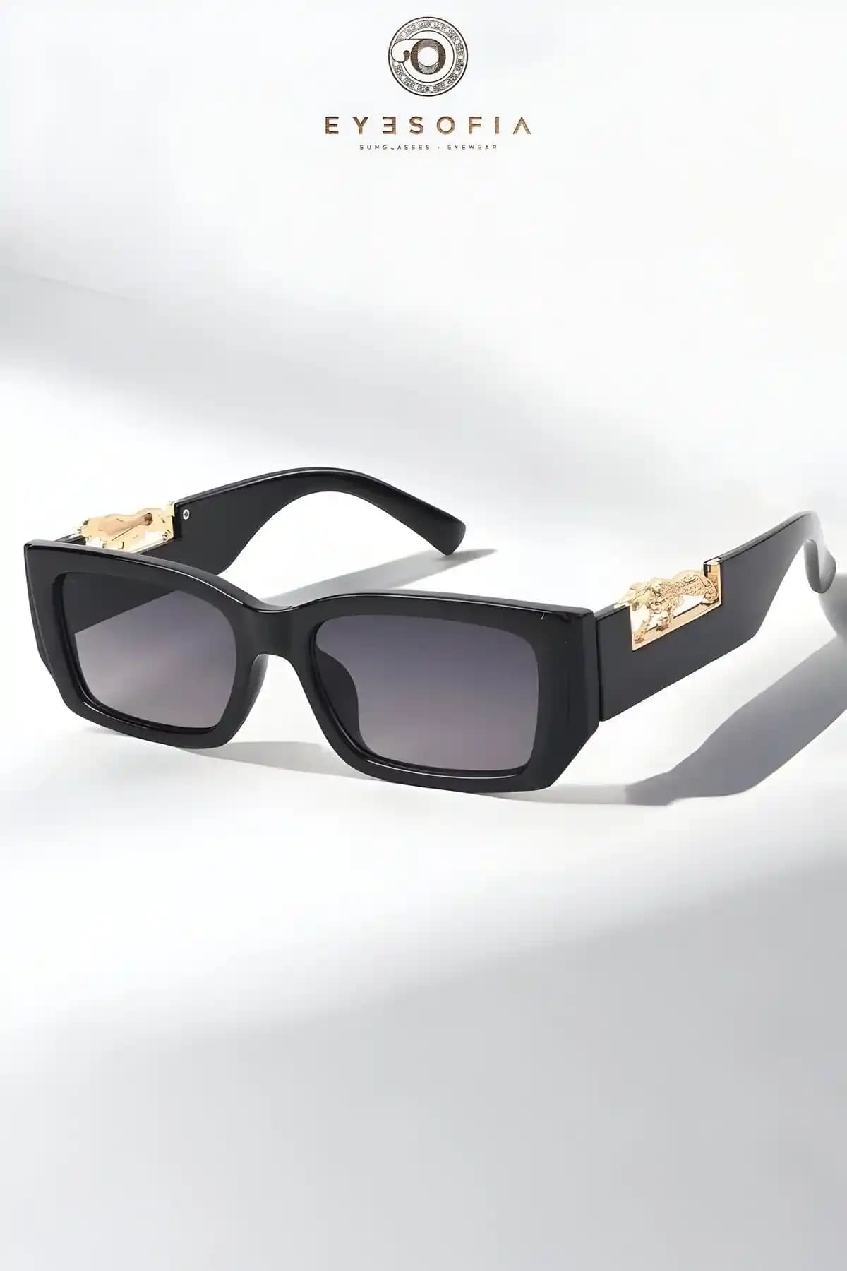 Eyesofia Vintage Siyah Unisex Güneş Gözlüğü: Modern ve Dayanıklı Tasarımın Şıklığı