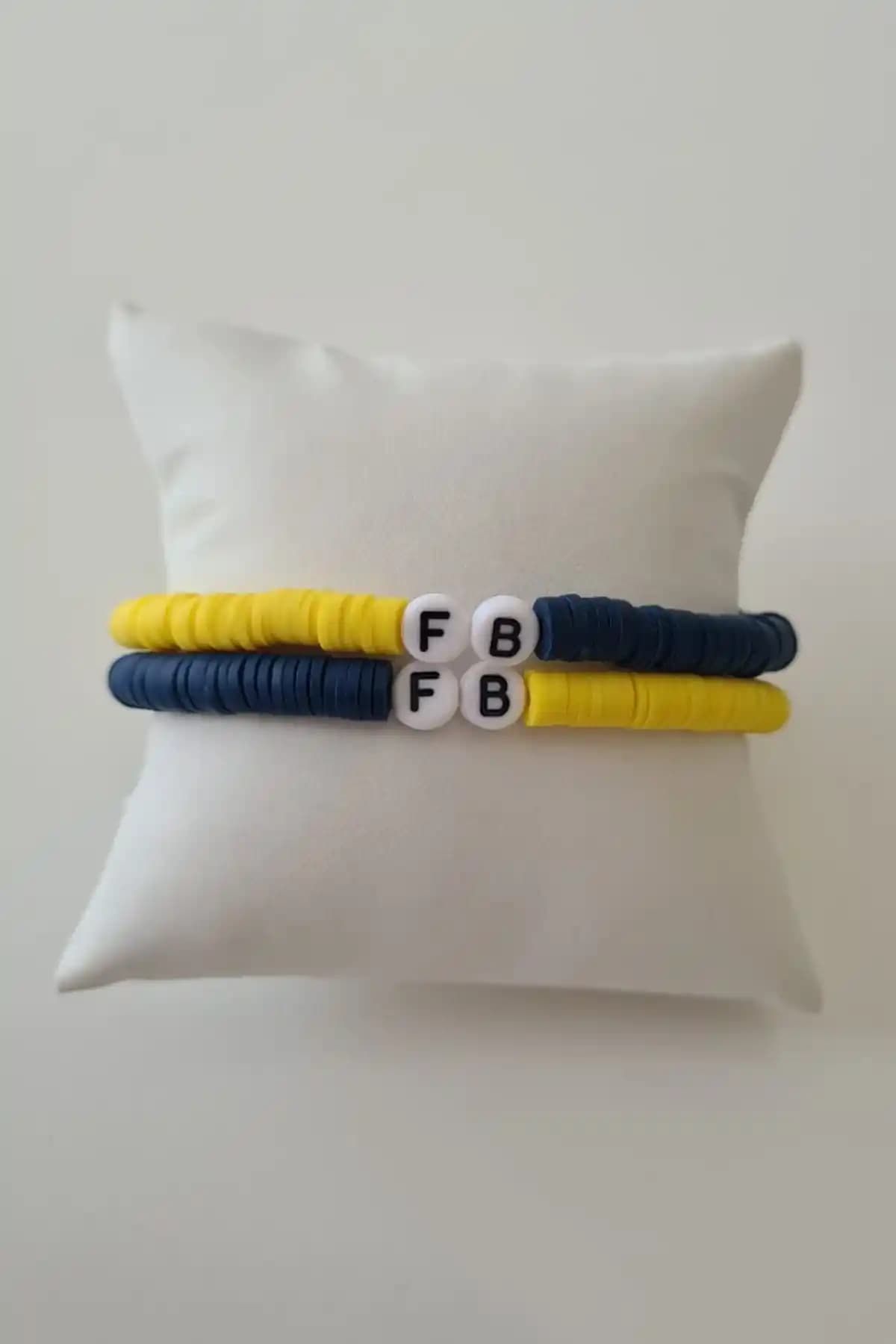 Fenerbahçe Taraftarları İçin Özel Tasarım EYL TAKI Fimo Bileklik Ürünü