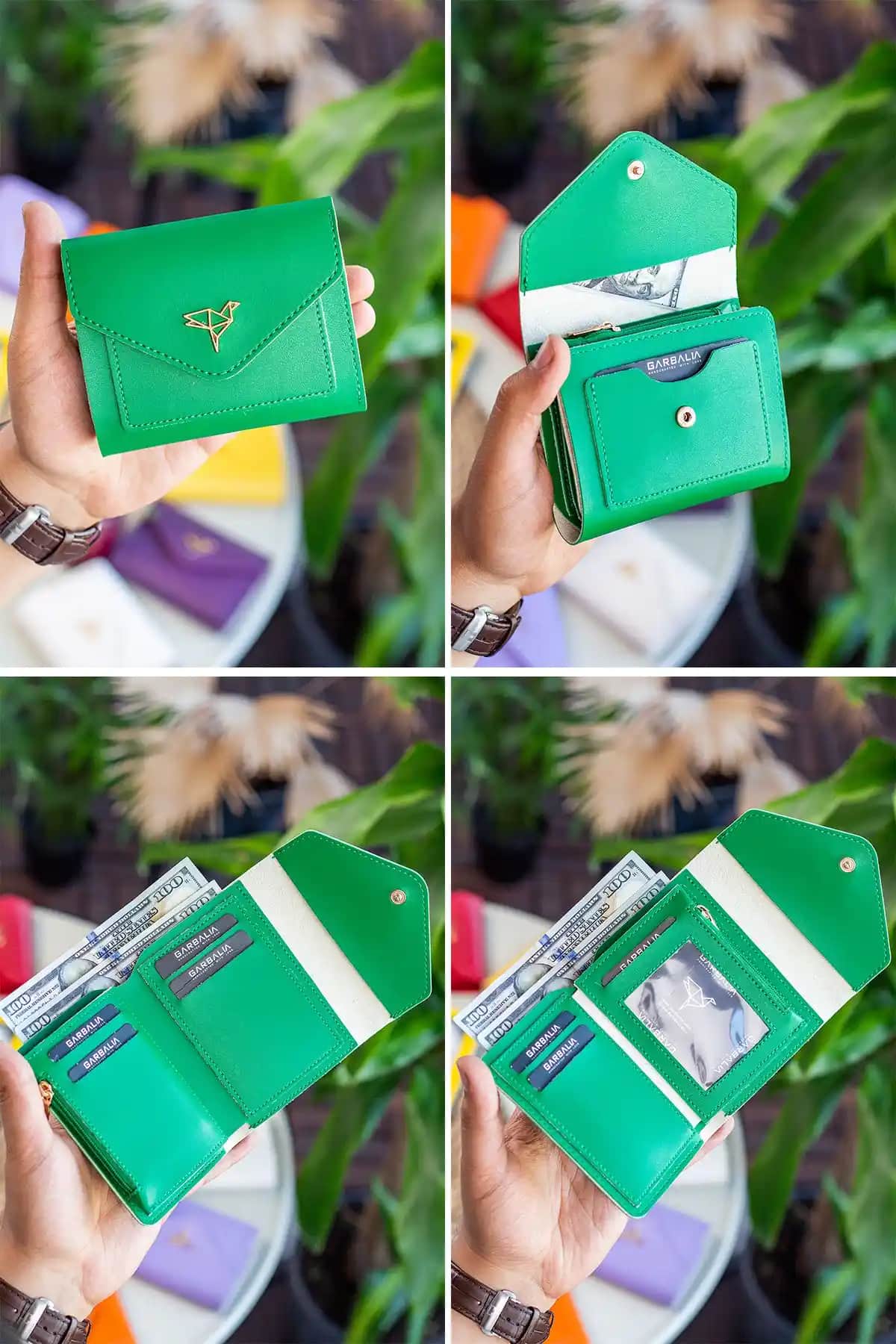 Garbalia Columbia Vegan Deri Kadın Cüzdanı Sade ve Şık Tasarımıyla Günlük Kullanım İçin Uygun