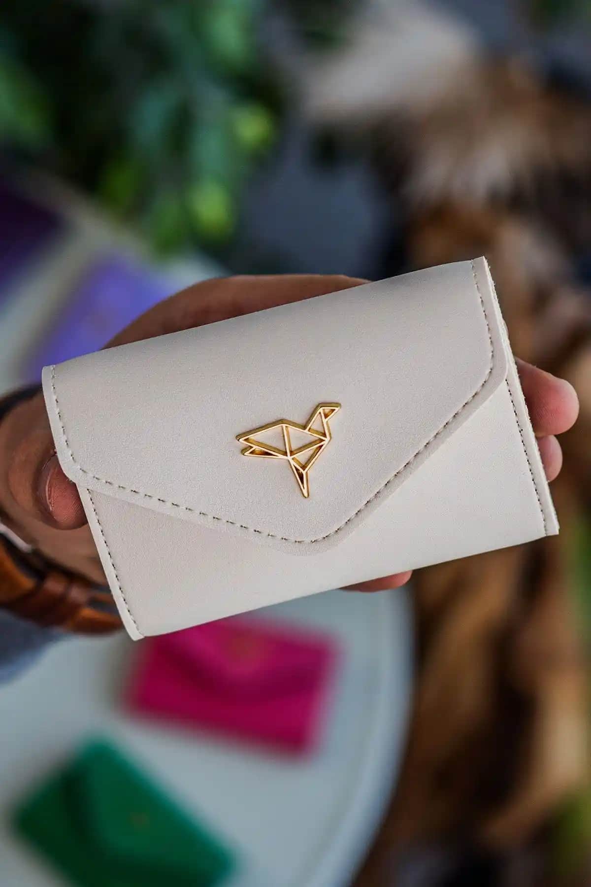 Garbalia Lviv Vegan Deri Akordiyon Kadın Cüzdanı Sürdürülebilir ve Şık Tasarım