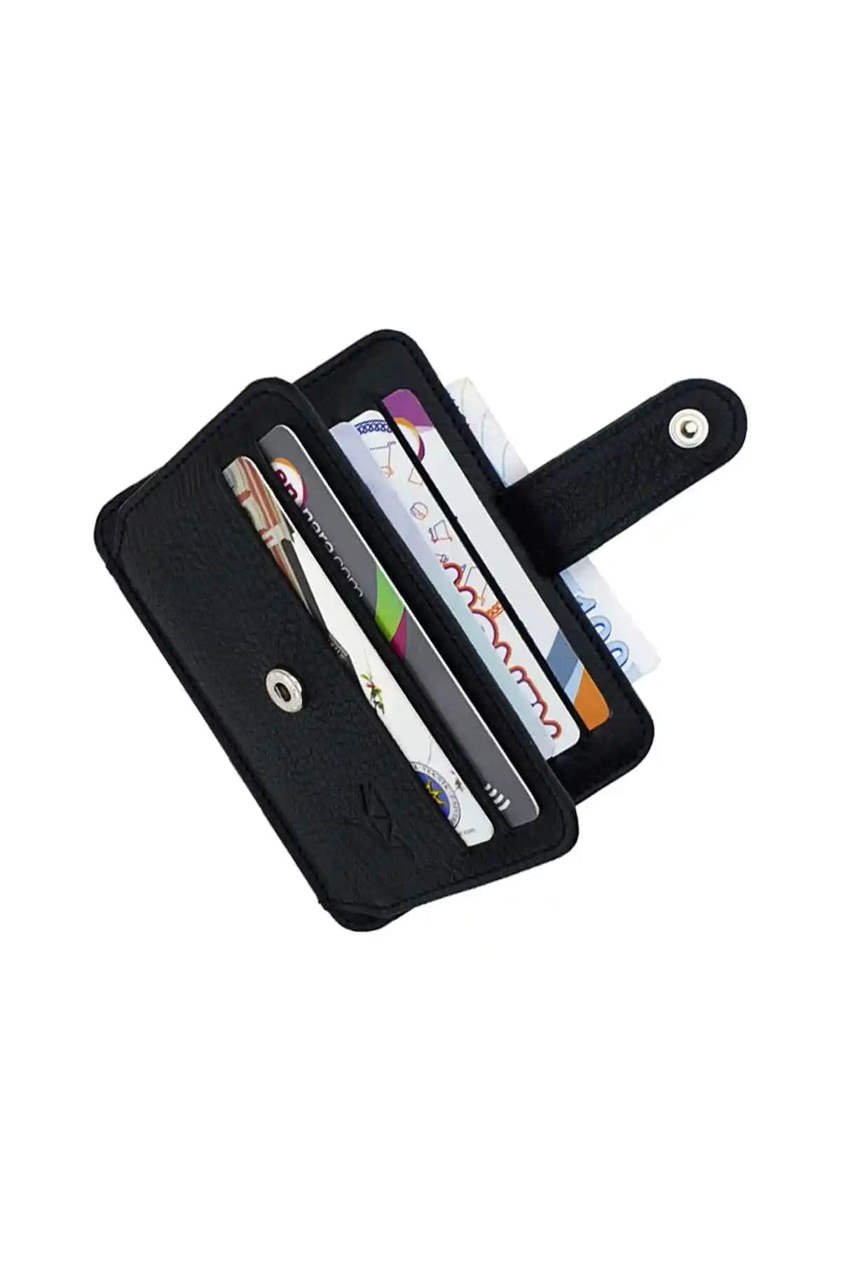 Garbalia Siyah Shelby ve Overcraft Hakiki Deri Kartlık Karşılaştırması