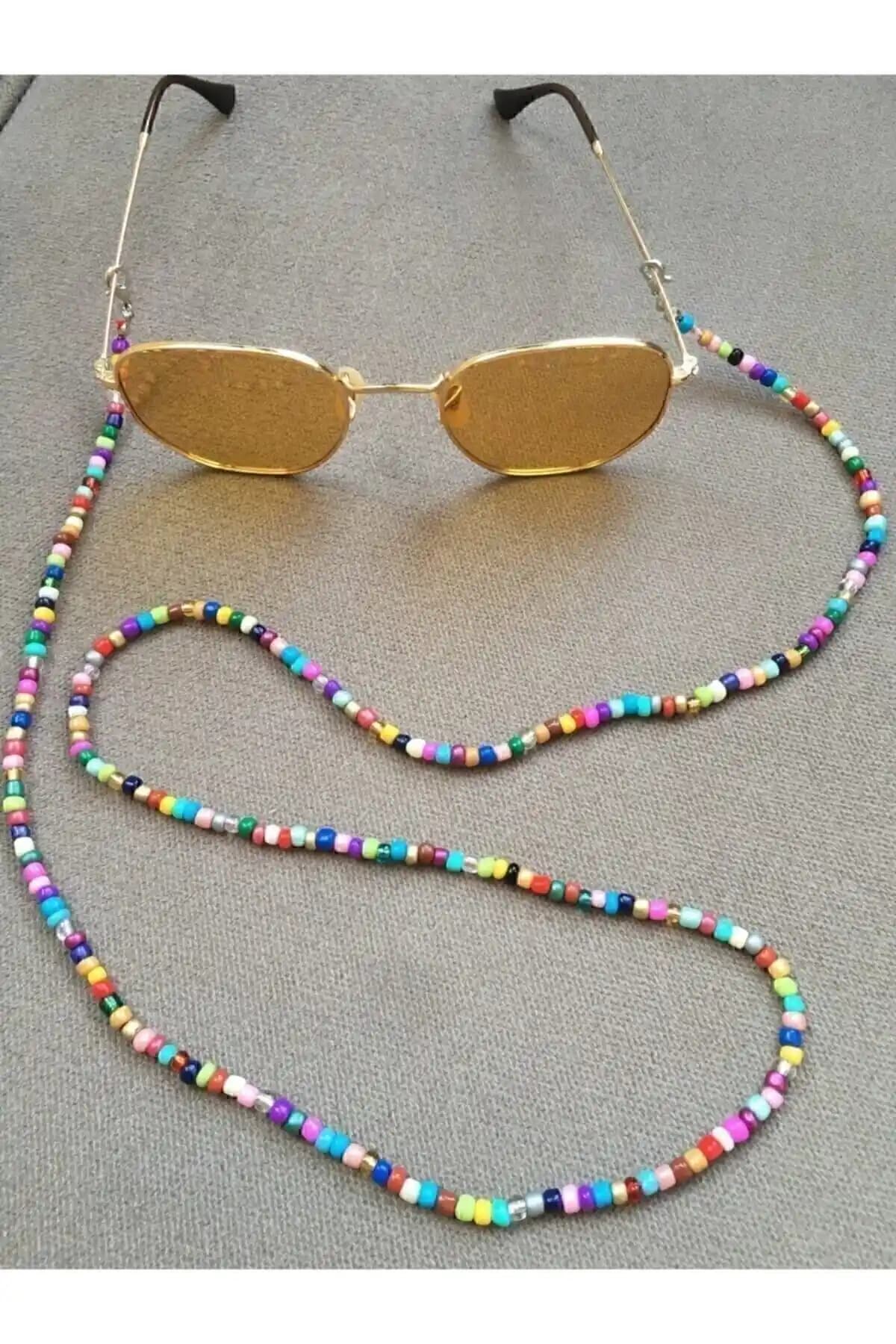 Genel Markalar Renkli Kum Boncuk Gözlük Zinciri ve Askısı Ürün İncelemesi
