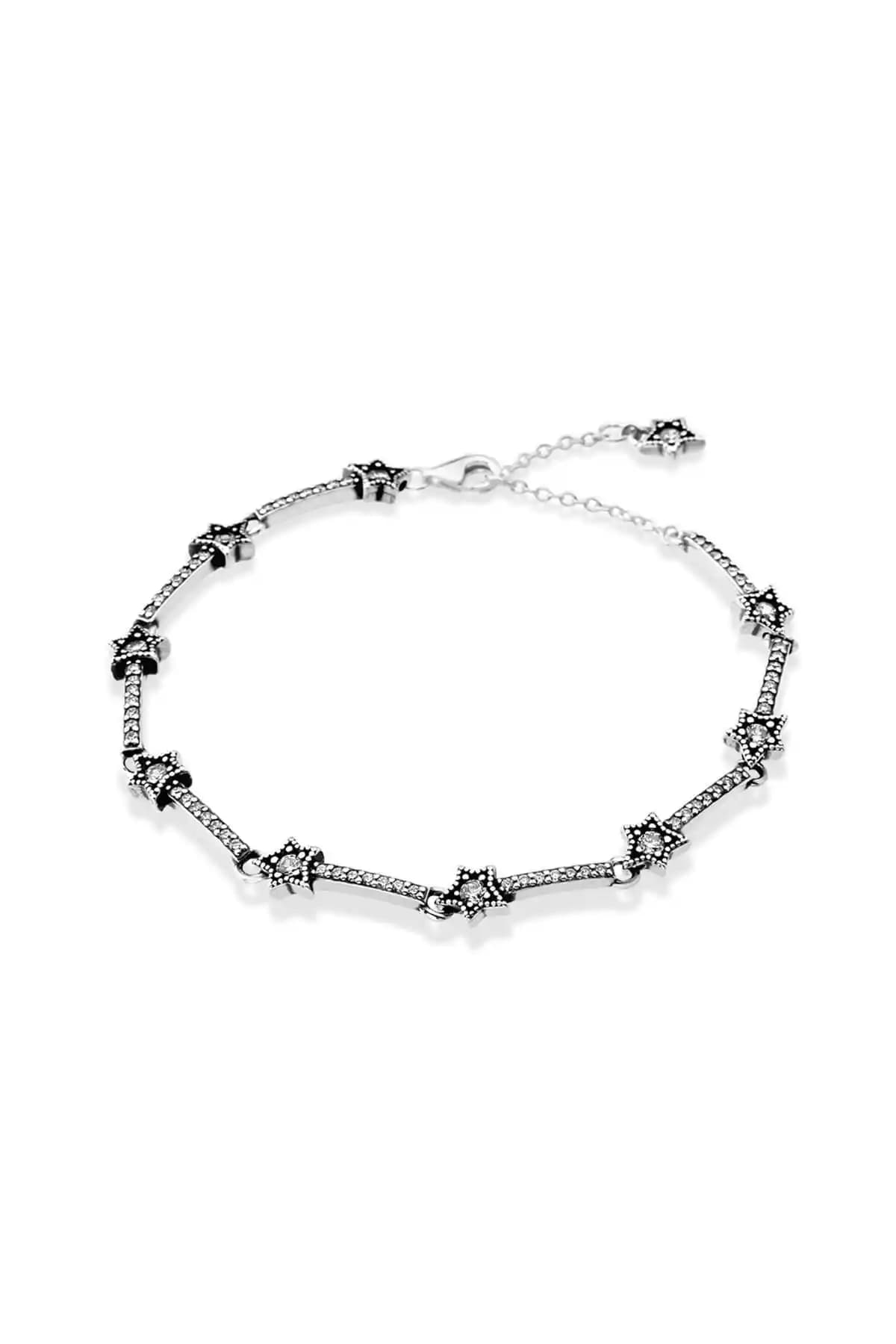 Gökyüzündeki Yıldız 925 Ayar Gümüş Bileklik Şıklık ve Dayanıklılık Sunar