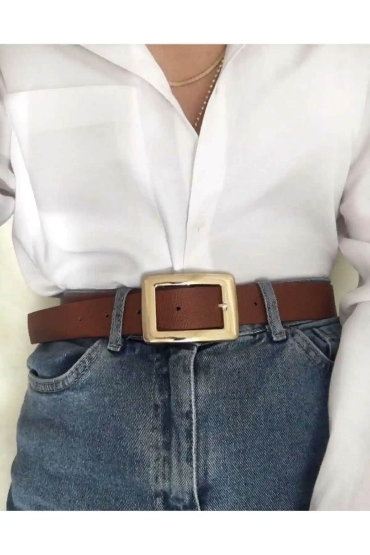 Gradelli Kadın Kemer Gold Taba: Şıklık ve Dayanıklılığı Bir Arada Sunan Moda Aksesuarı