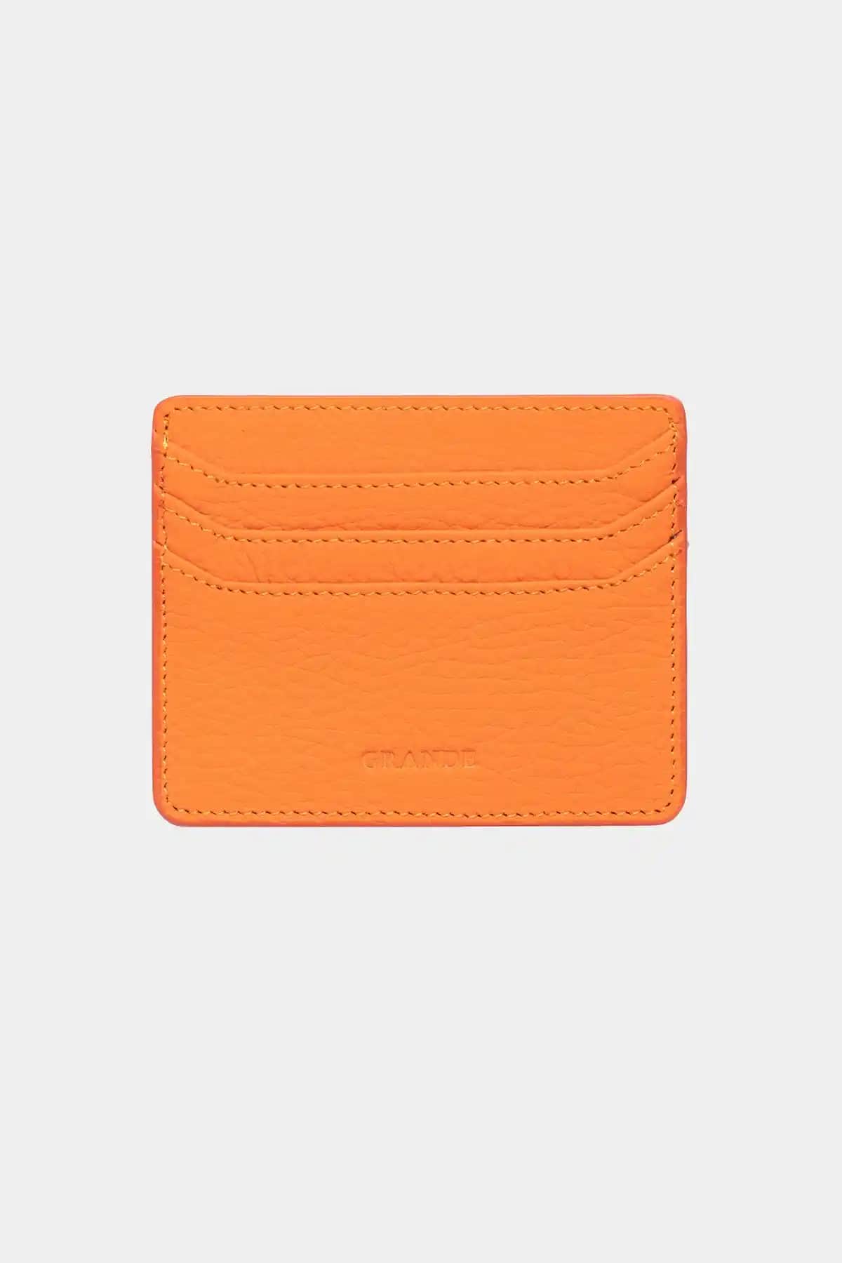 Grande 3633 Hakiki Deri Süper İnce Unisex Kartlık Şık ve Dayanıklı Tasarım