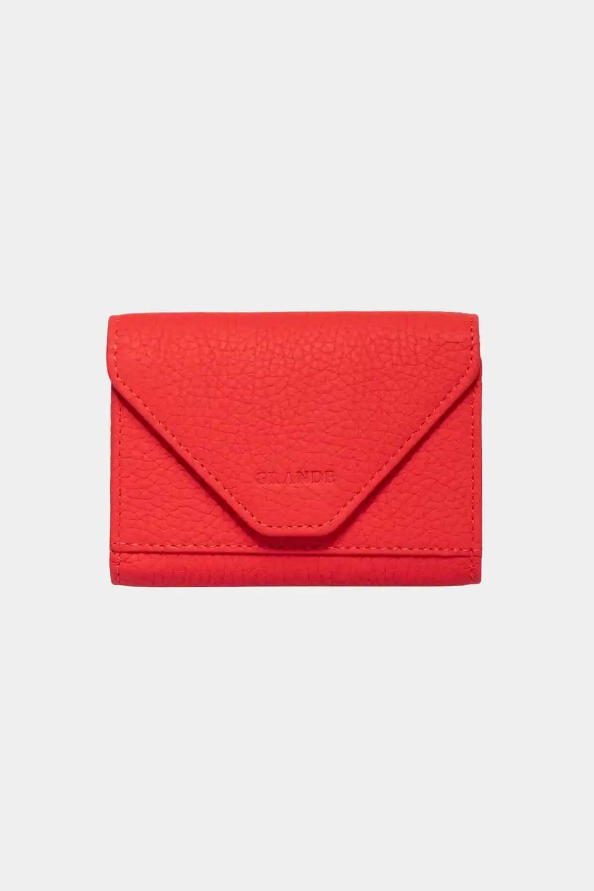 Grande 3639 Hakiki Deri Kan Erkek Mıknatıslı Akordiyon Cüzdan: Şıklık ve Fonksiyonellik