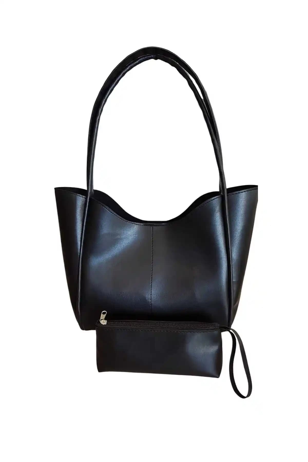 GreandBags Kadın Siyah Çanta Şık ve Çok Yönlü Tasarım Günlük Kullanım İçin