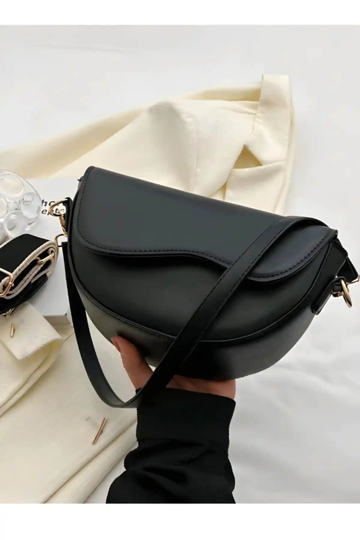 HAPBUY Kadın Omuz Çantası: Şık ve Dayanıklı Suni Deri Tasarımıyla Günlük Kullanım İçin Uygun