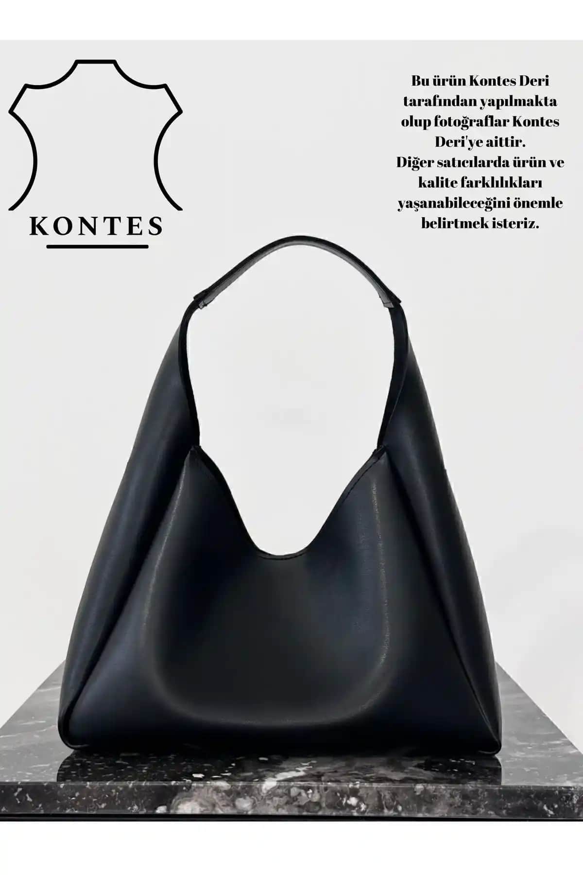 Kadın Çantası Karşılaştırması: Kontes Çıt Çıt Kapamalı ve macharelbasic Askılı Siyah Çanta