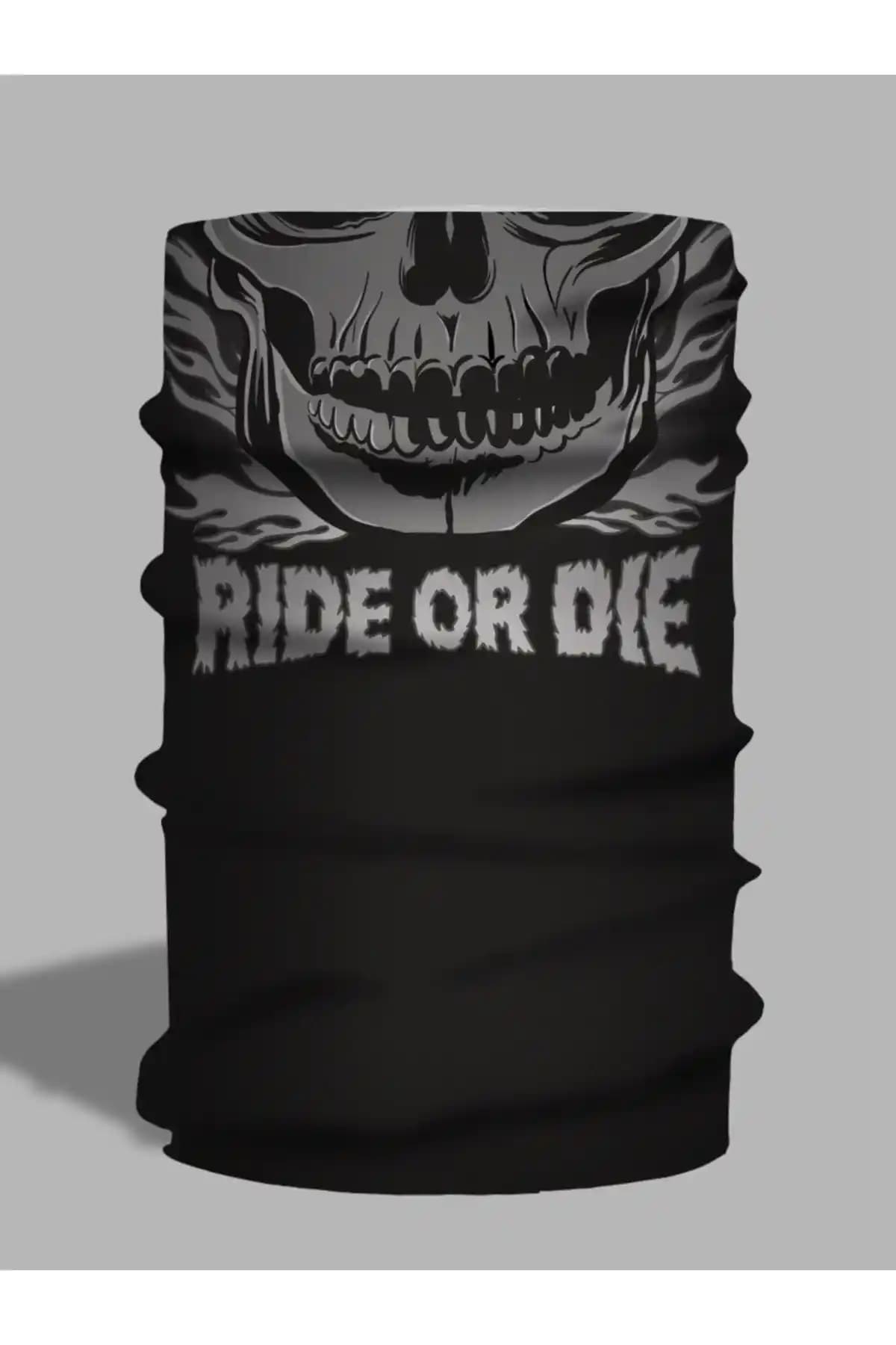 LU&MA Skull Desenli Boyunluk: Çok Yönlü ve Şık Koruyucu Aksesuar