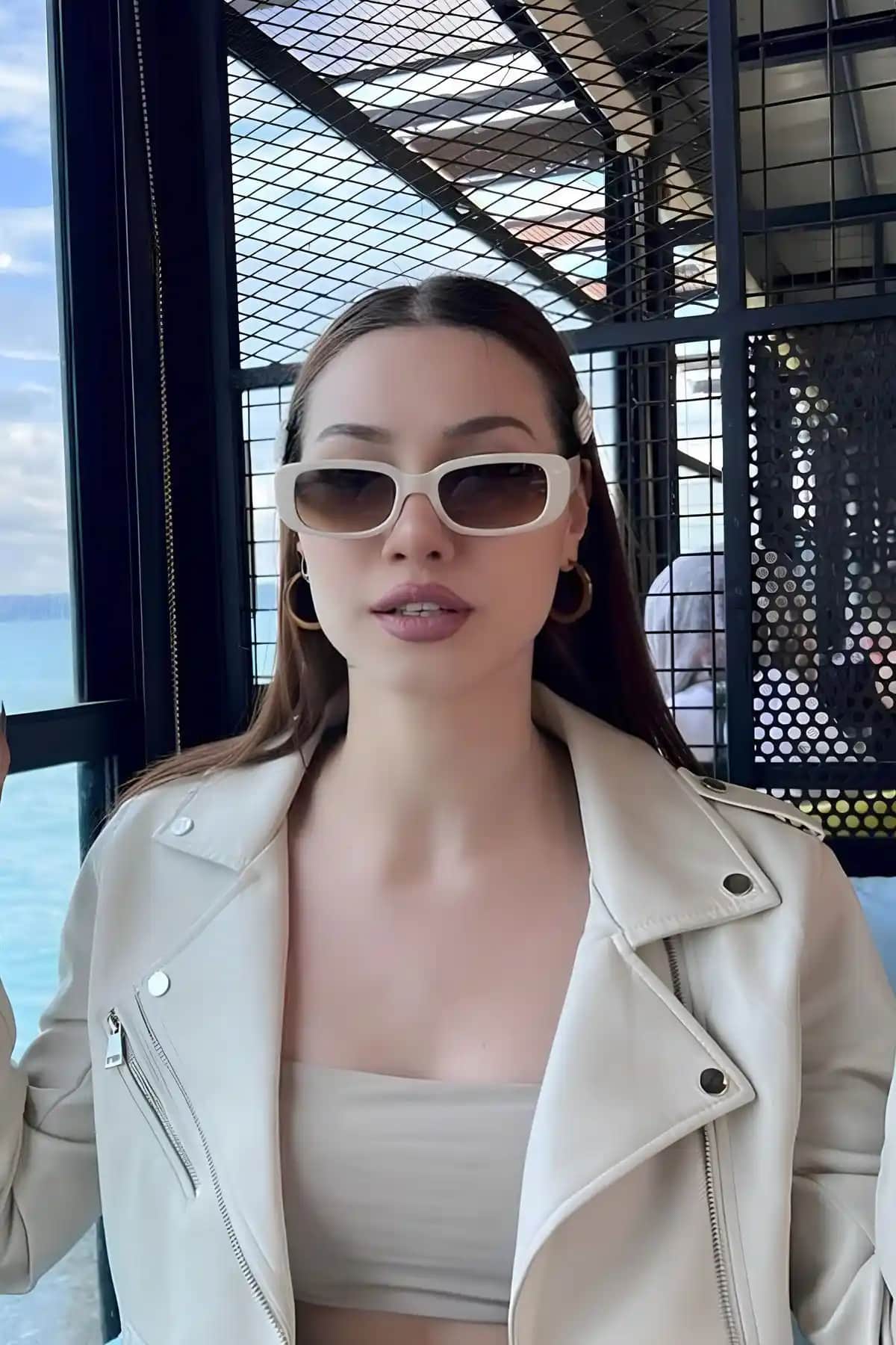 MACERATİ Chunky Unisex Gözlükleri Karşılaştırması Krem Kahve ve Şeffaf Turuncu Modelleri