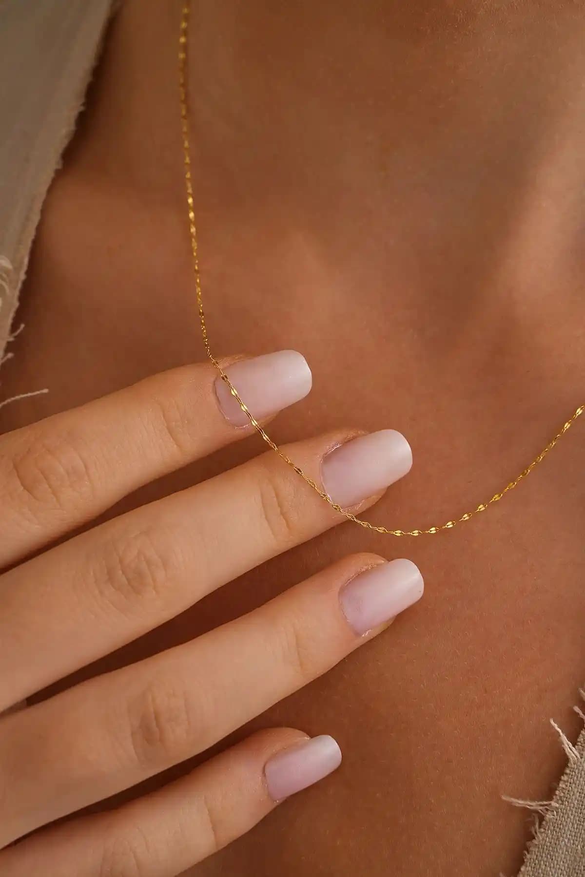 MİLET Kuyumculuk 14 Ayar Altın İnce Aynalı Zincir Kolye – Zarif ve Dayanıklı Takı Seçeneği