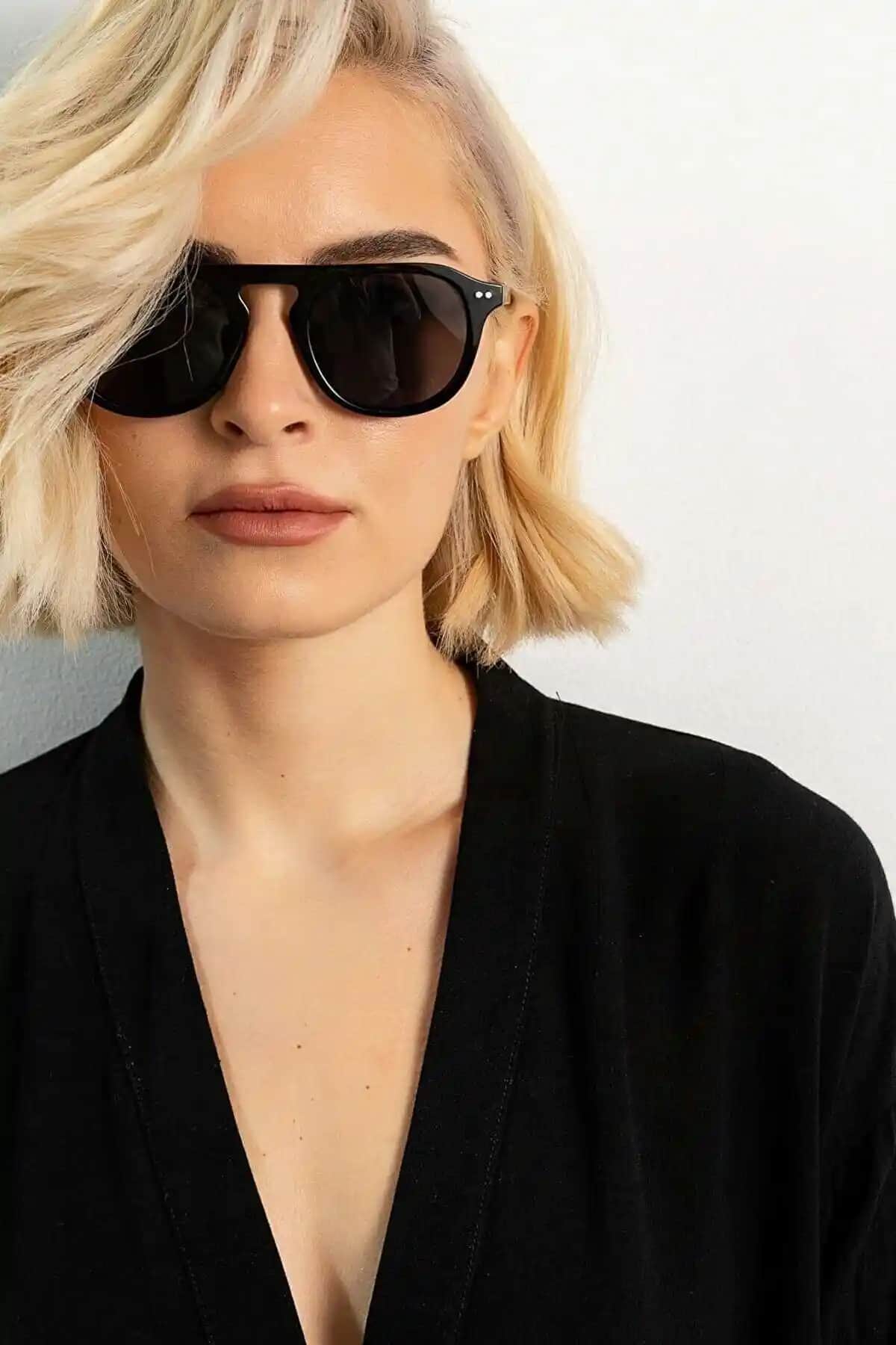 Moda 2022 Modalucci Unisex Siyah Güneş Gözlüğü Estetik ve Koruma Özellikleri