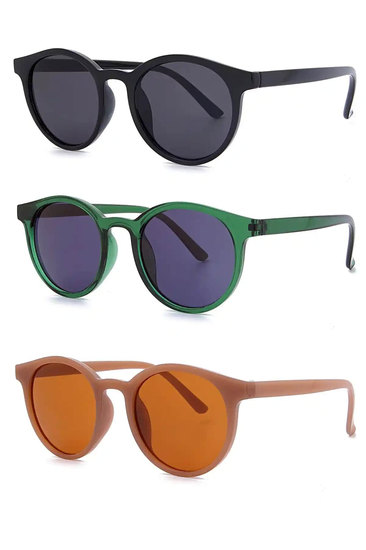 Modalucci Üçlü Unisex Güneş Gözlüğü: Şık Tasarım ve Göz Sağlığını Koruyan Özellikler