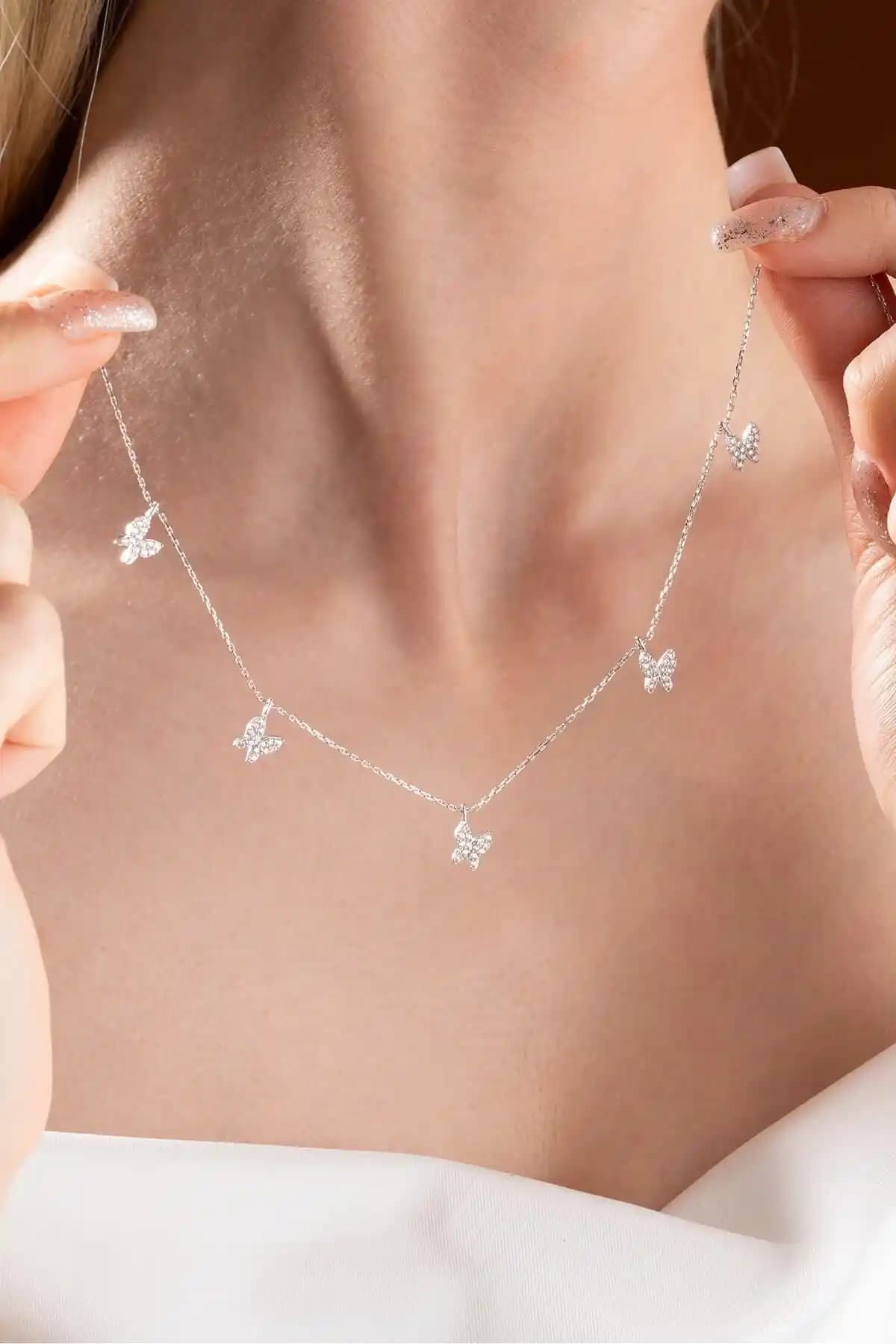 NEREZE 925 Ayar Gümüş Kolye Karşılaştırması: Rodyum ve Rose Gold Kaplamalı Modeller