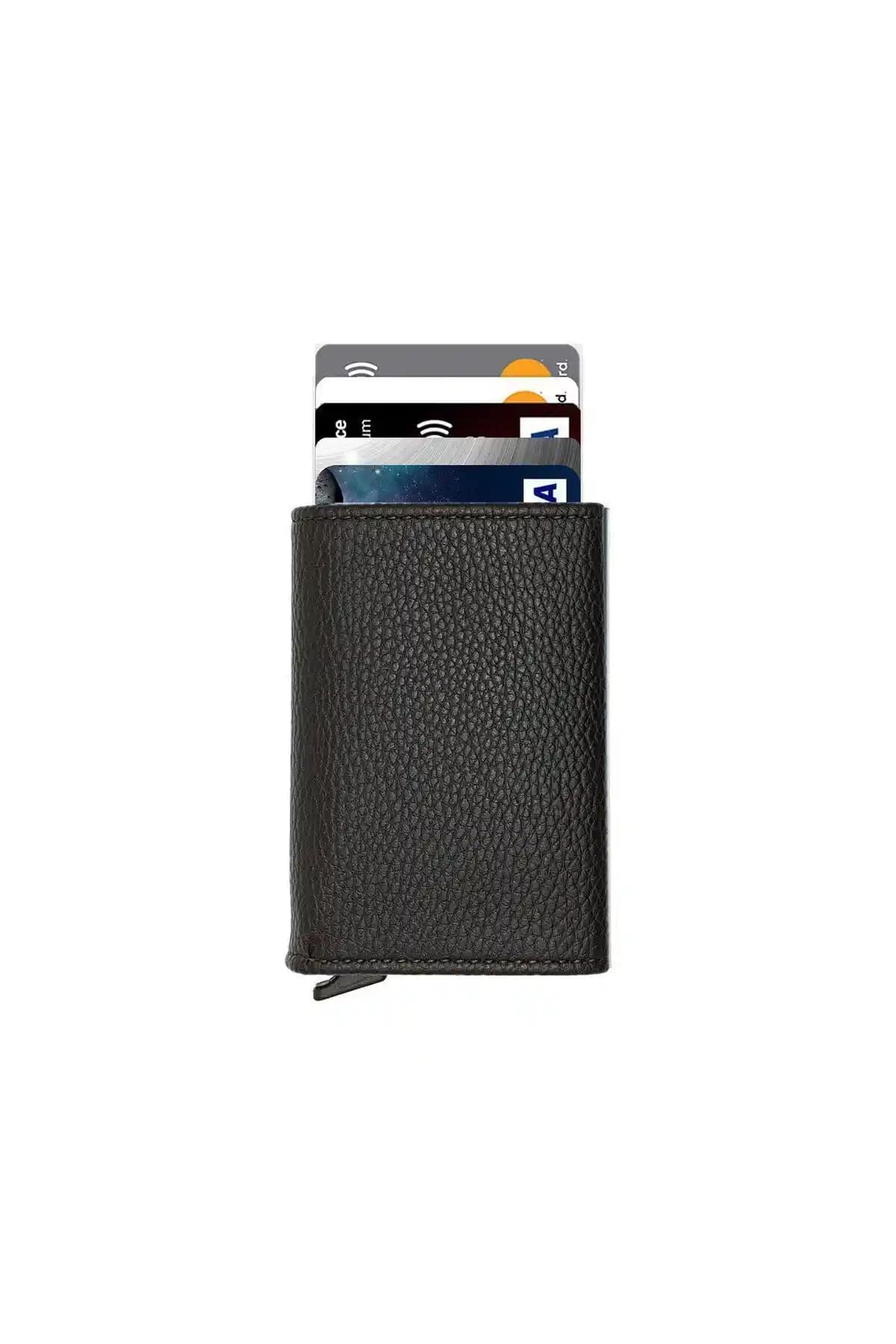 Newon Unisex Otomatik Mekanizmalı Cüzdan Şıklık ve Güvenliği Bir Arada Sunar