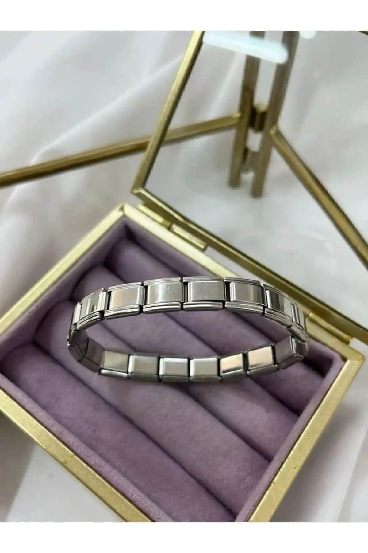 NTB Accessories İtalyan Charm Çelik Bileklik Unisex Modern Tasarım ve Dayanıklılık