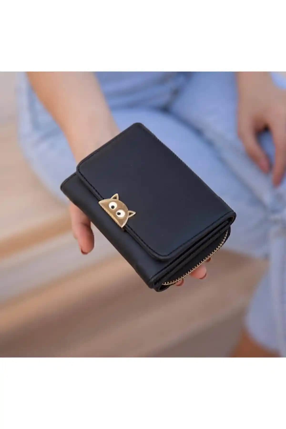 OLLBAGS Kadın Siyah Cüzdan: Şıklık ve İşlevselliği Bir Arada Sunan Modern Tasarım