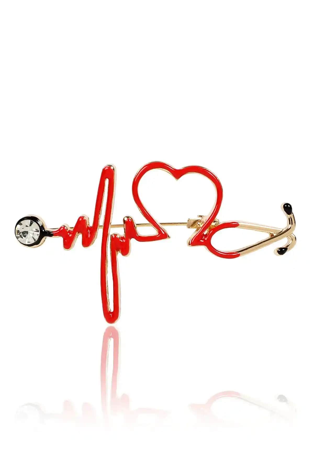 Pelin Aksesuar Broşları Karşılaştırması: Kırmızı Steteskop ve Melek Kız Tasarımları