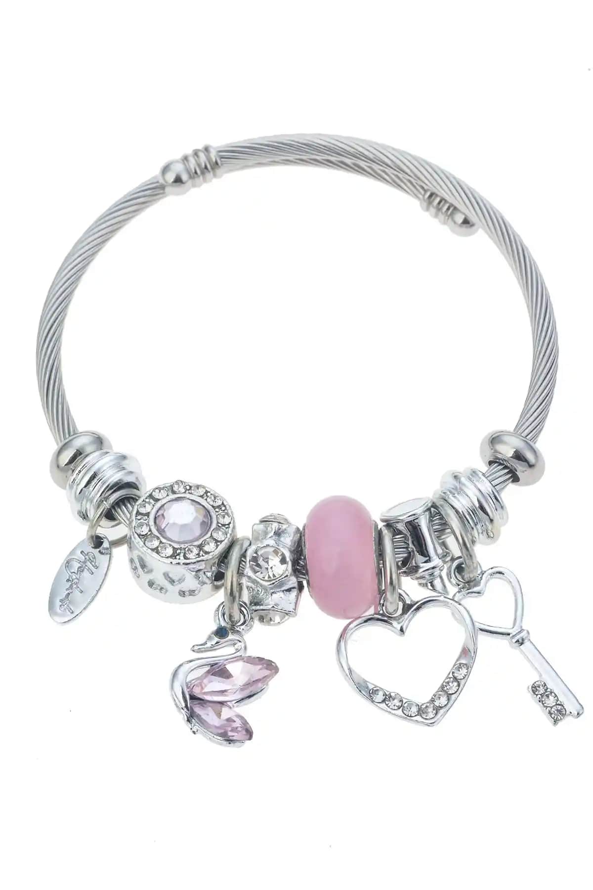 Pelin Aksesuar Kuğu Figürlü Gümüş Kaplama Bileklik: Zarif ve Şık Takı Seçeneği