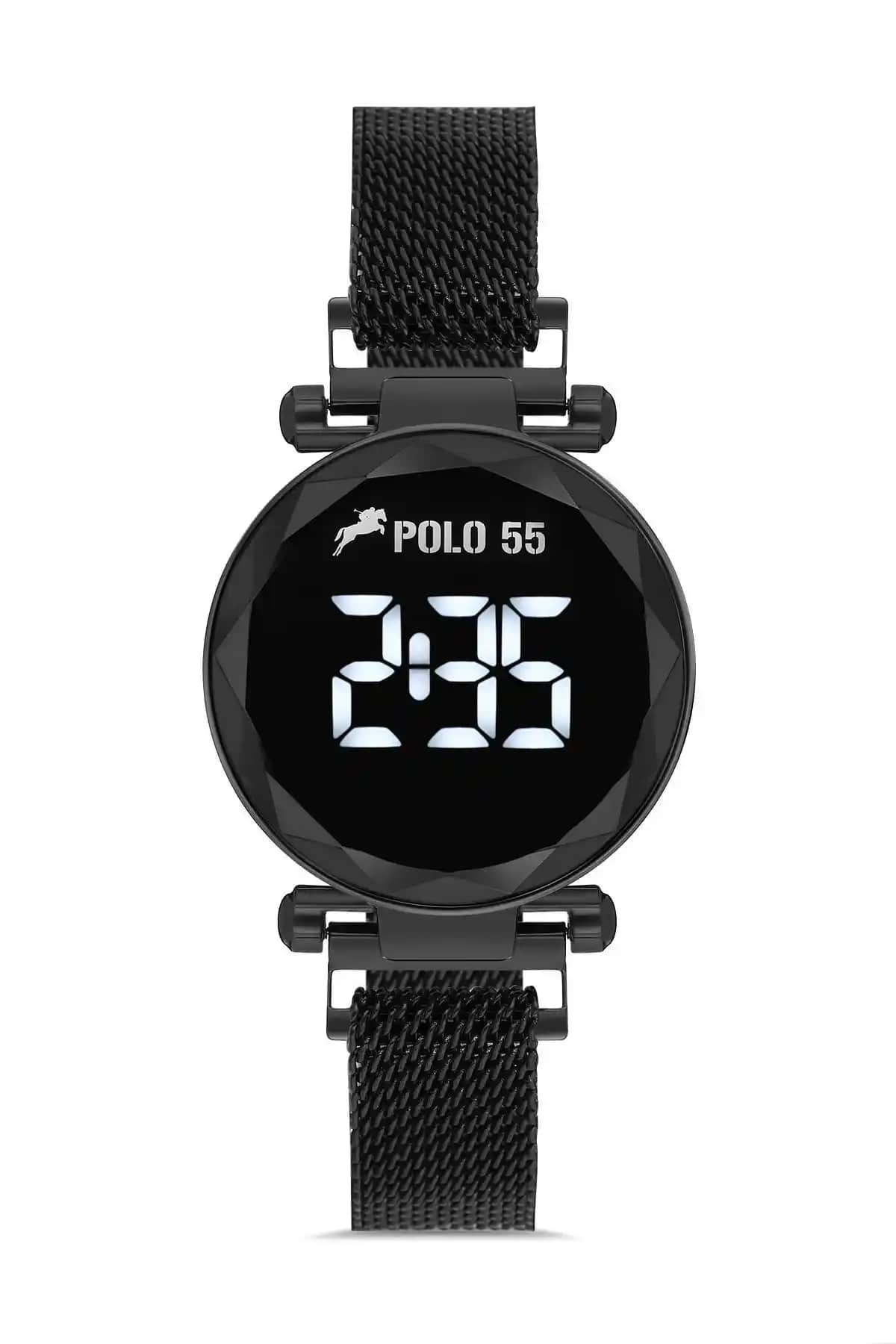 Polo55 Siyah Dijital Kan Kol Saati Modern Tasarım ve Fonksiyonellik Bir Arada