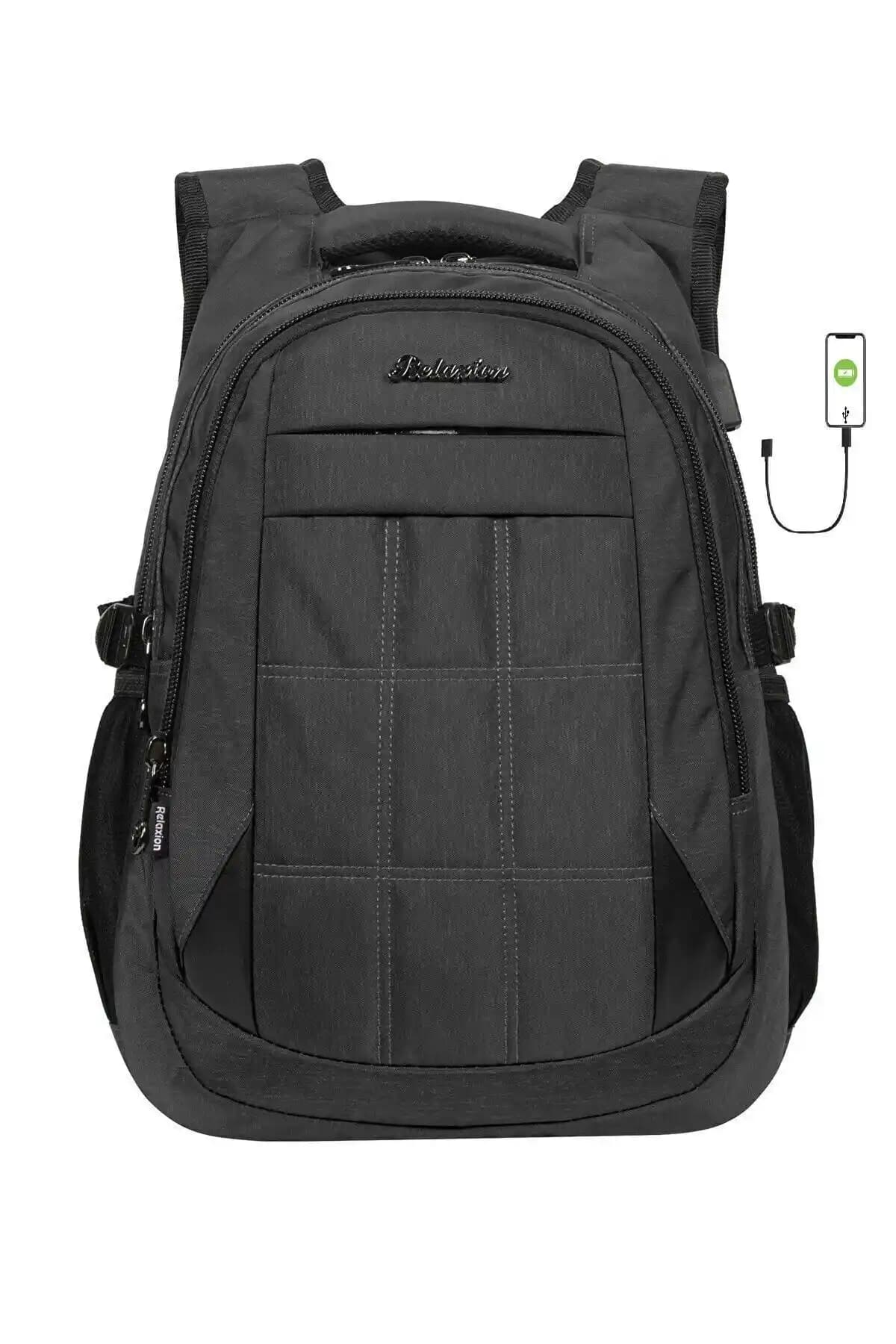 Relaxion 2227 Yarasa Sırt Çantası Günlük Kullanım İçin Modern ve Dayanıklı Tasarım