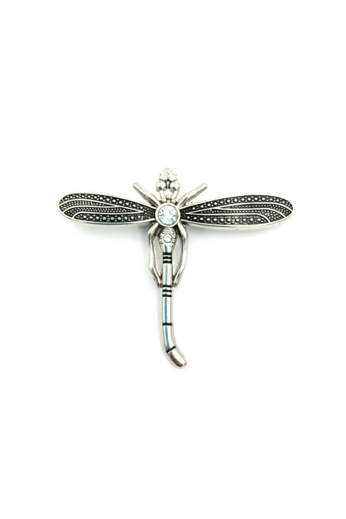 Şentürk Gümüş Kaplama Yusufçuk Broş: Zarif ve Dayanıklı Unisex Takı Seçeneği