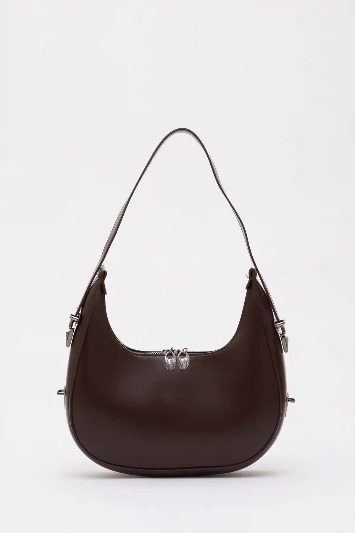 Shaka Kahve Rengi SHK110 Çok Yönlü ve Şık Kadın Çantası Günlük Kullanım İçin