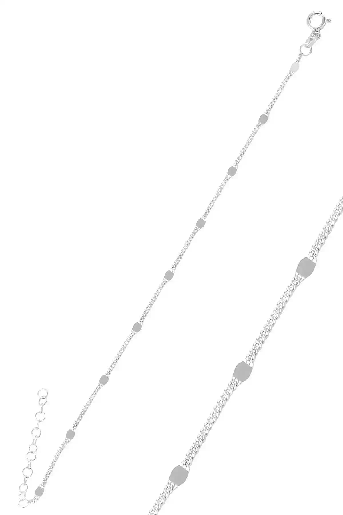 Söğütlü Silver Gü<müş> Pullu Gurmet Zincir Bileklik Şıklık ve Dayanıklılık Sunar