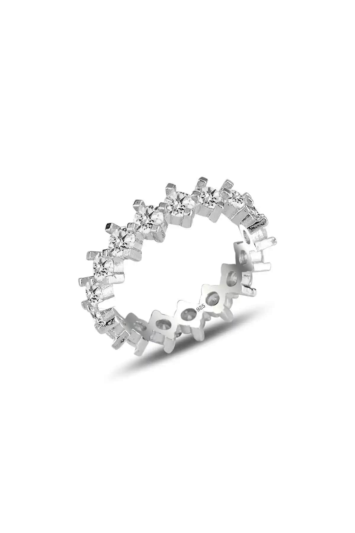 Söğütlü Silver Gümüş Rodyumlu Pırlanta Çapraz Su Yolu Tamtur Yüzük İncelemesi