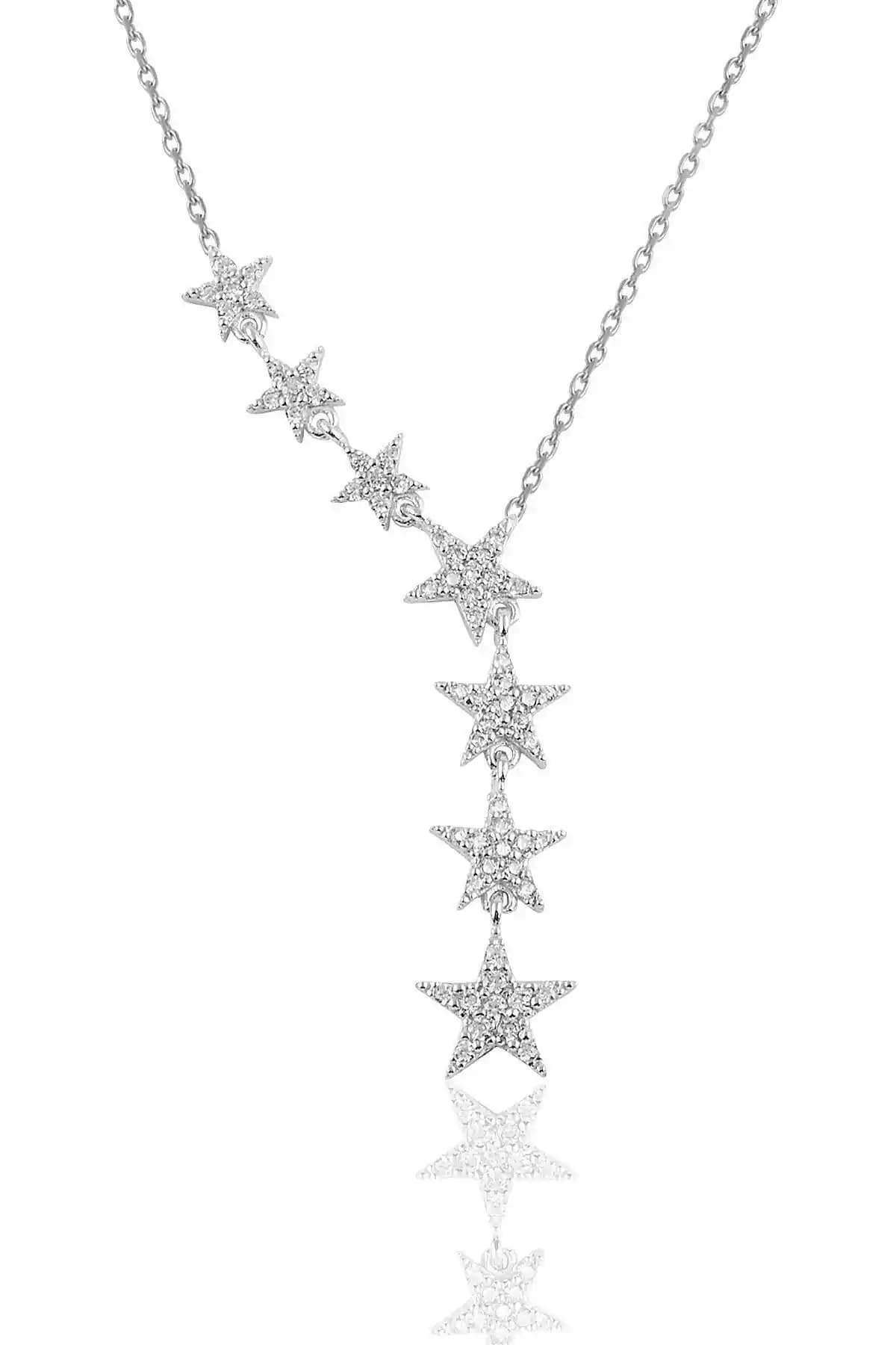 Söğütlü Silver Gümüş Rodyumlu Zirkon Taşlı Kolye ve Kelebek Kolye Karşılaştırması