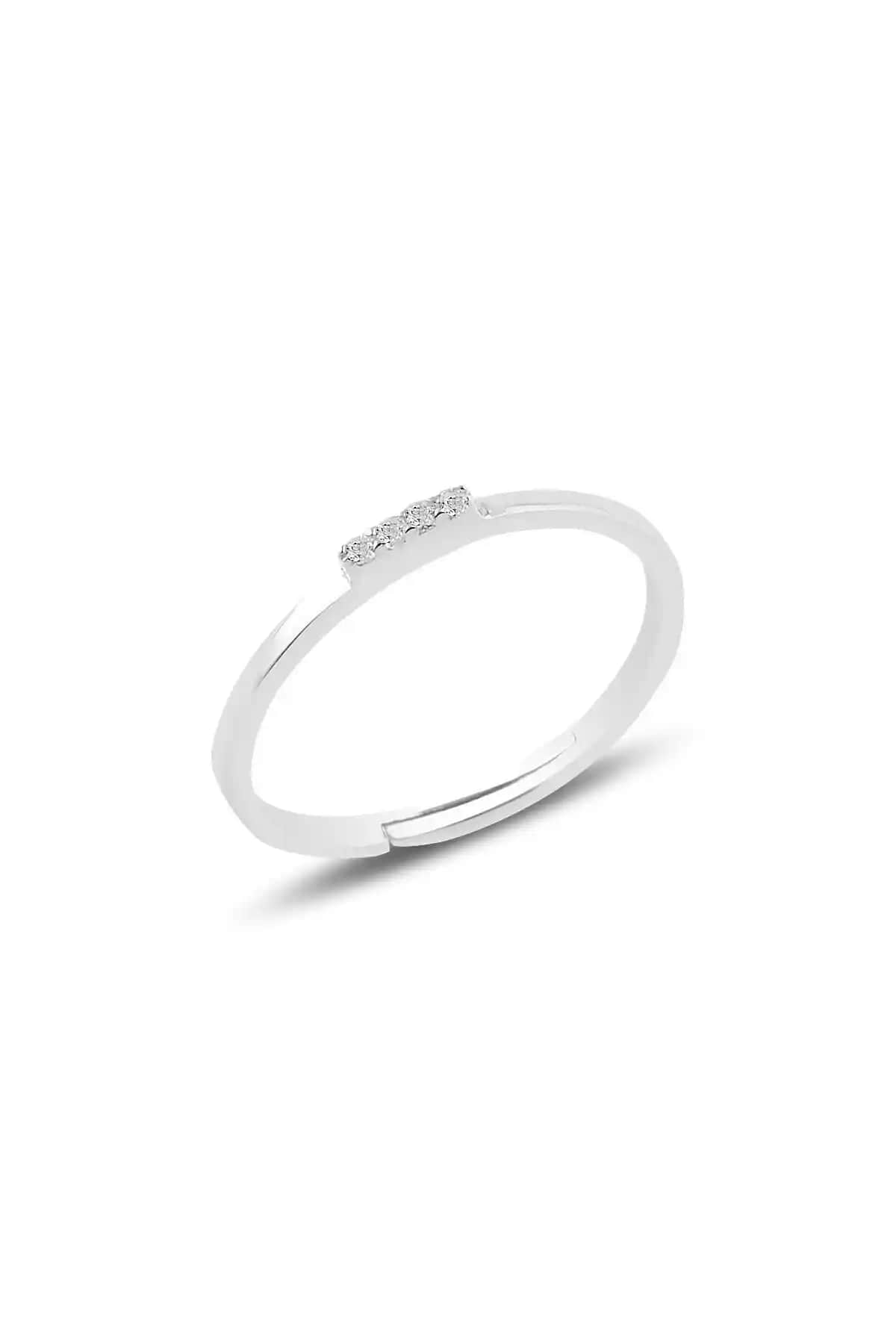 Söğütlü Silver Rodyum Kaplamalı Zirkon Taşlı Ayarlanabilir Gümüş Yüzük İncelemesi