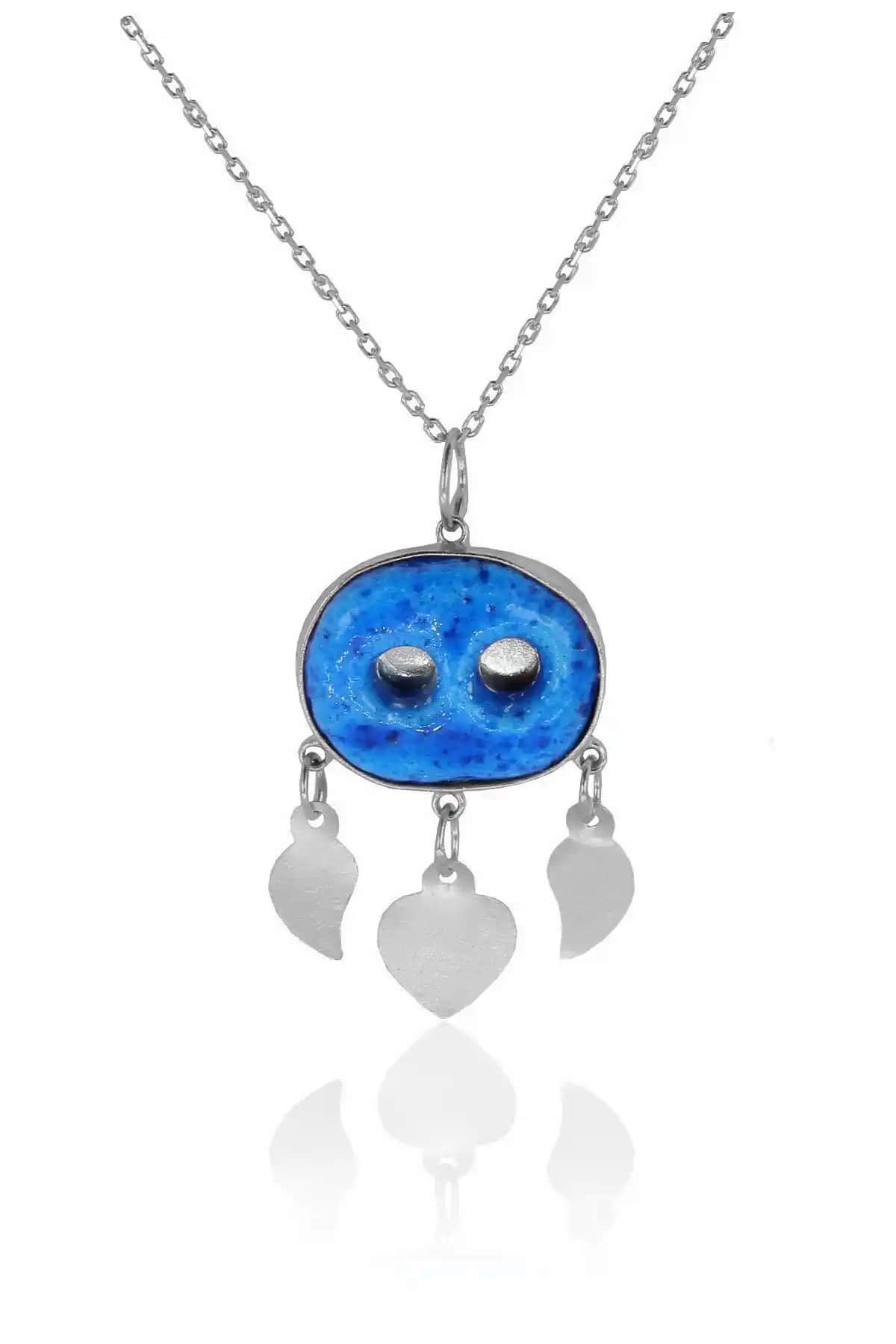 Söğütlü Silver Süryani Nazar Boncuğu Kolye: Zarif ve Anlamlı Takı Seçenekleri