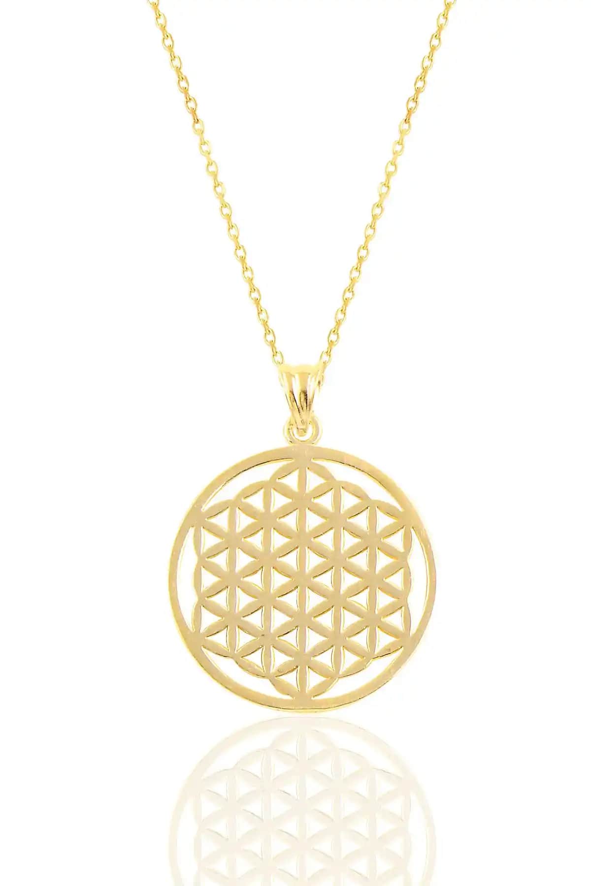 Söğütlü Silver Yaşam Çiçeği Kolyesi: Doğal Güzellik ve Şıklığın Modern Buluşması