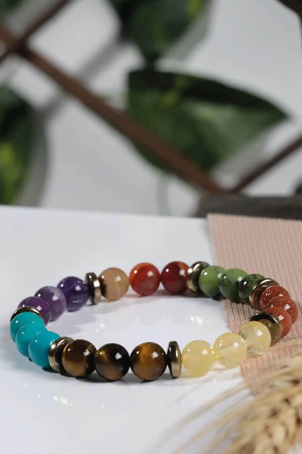 Ssilhoutte Doğal Taş Kan Erkek ve Kadın Unisex Bileklik Koleksiyonu