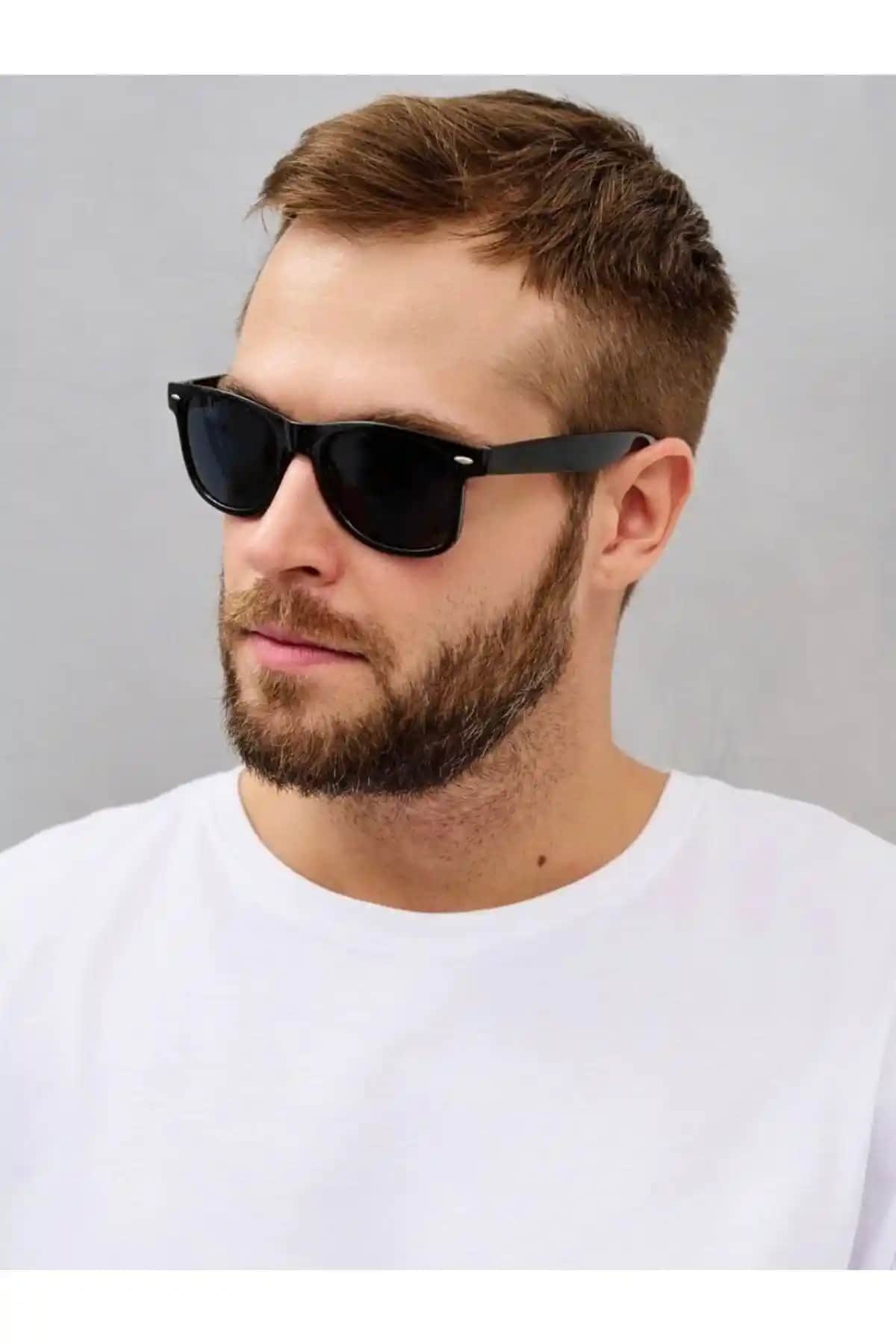 STAOOM Eğimli Unisex Güneş Gözlüğü Şık ve Koruyucu Tasarım ile Günlük Kullanım