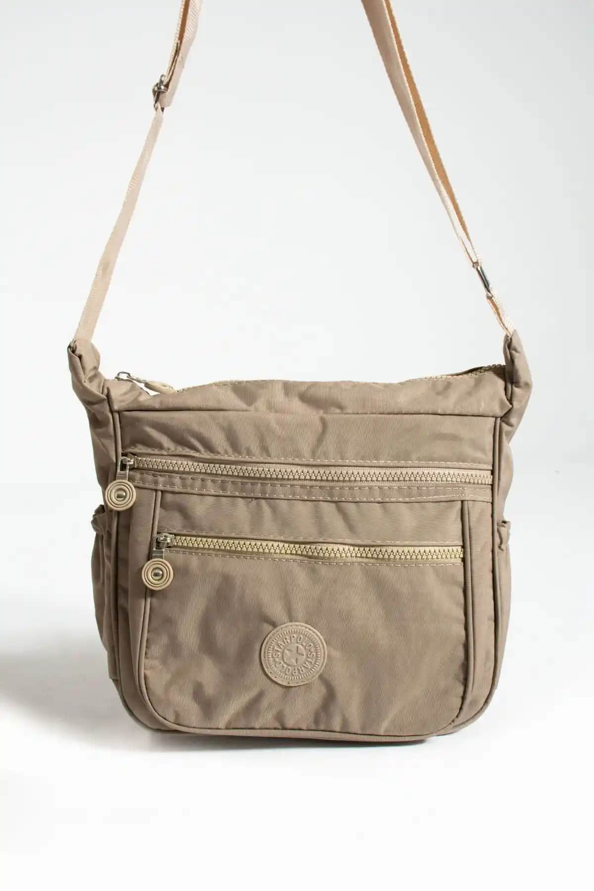 Star Polo Su Geçirmez Krinkıl Kumaşlı Omuz Çantası Günlük Kullanım İçin Uygun