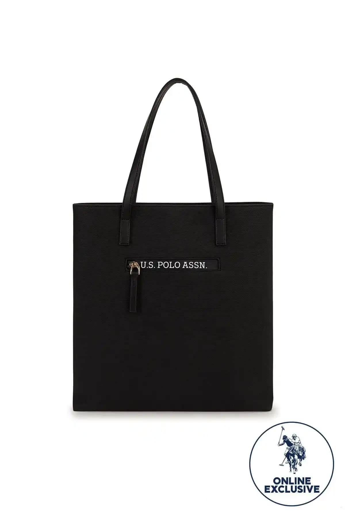 U.S. Polo Assn. Siyah Kadın Omuz Çantası Günlük ve Şık Kullanım İçin Uygun