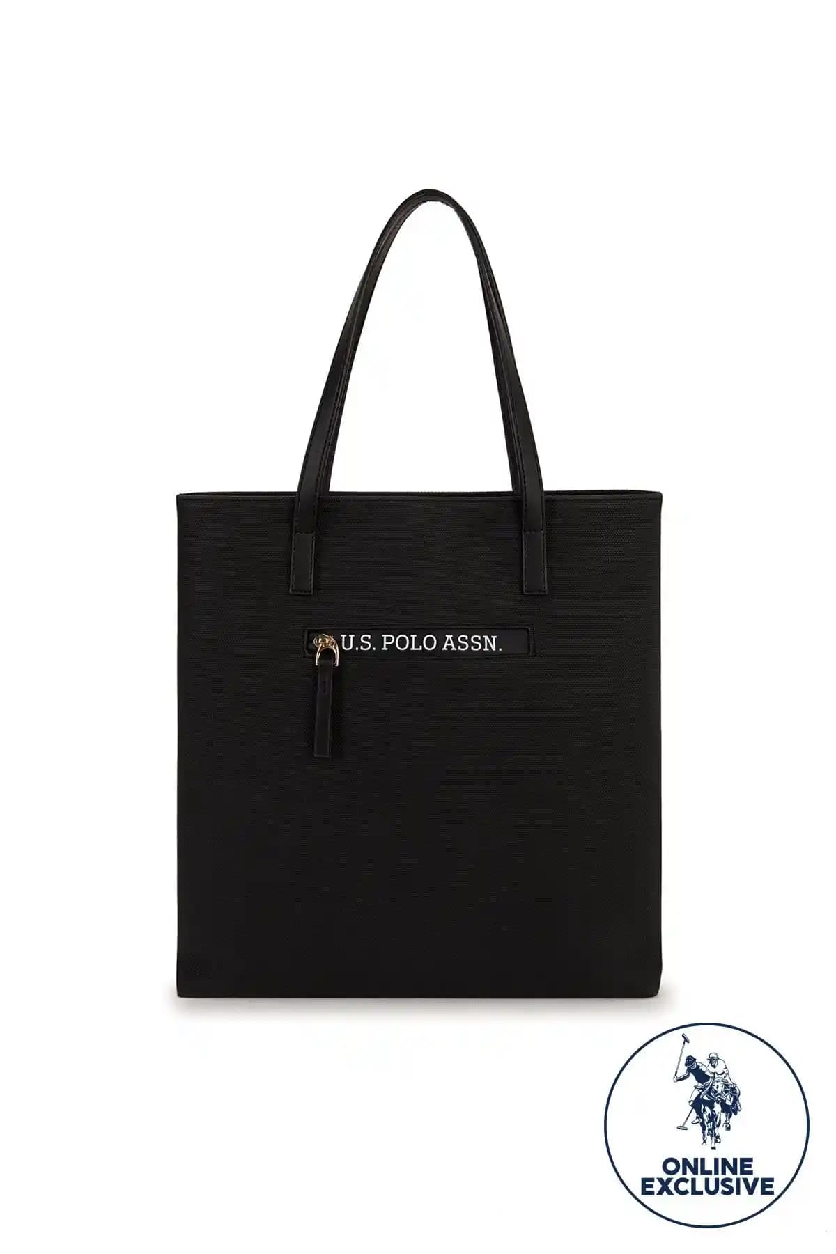 U.S. Polo Assn. Siyah Kadın Omuz Çantası Günlük ve Şık Kullanım İçin Uygun