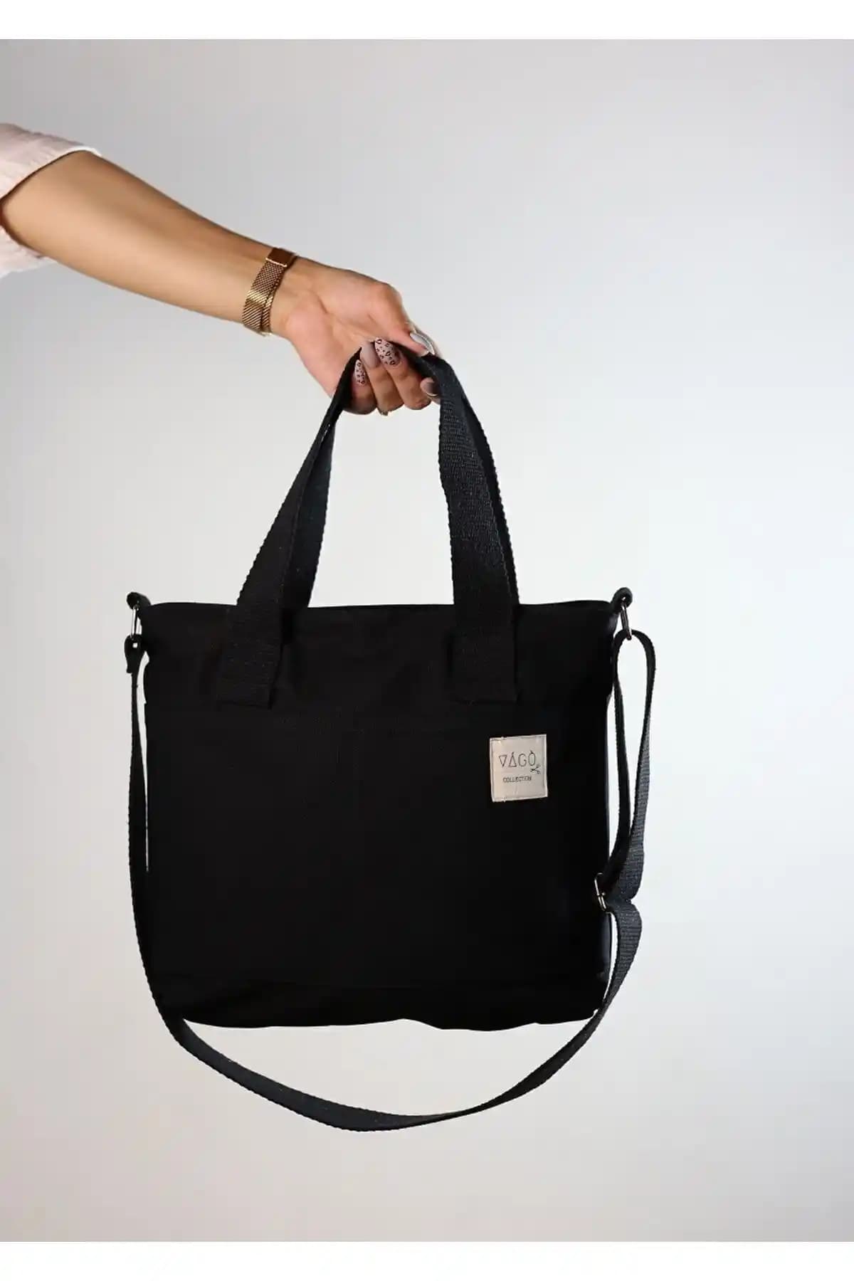 VAGO COLLECTION College Style Tote Çanta: Şık ve Pratik Günlük Kullanım Çantası