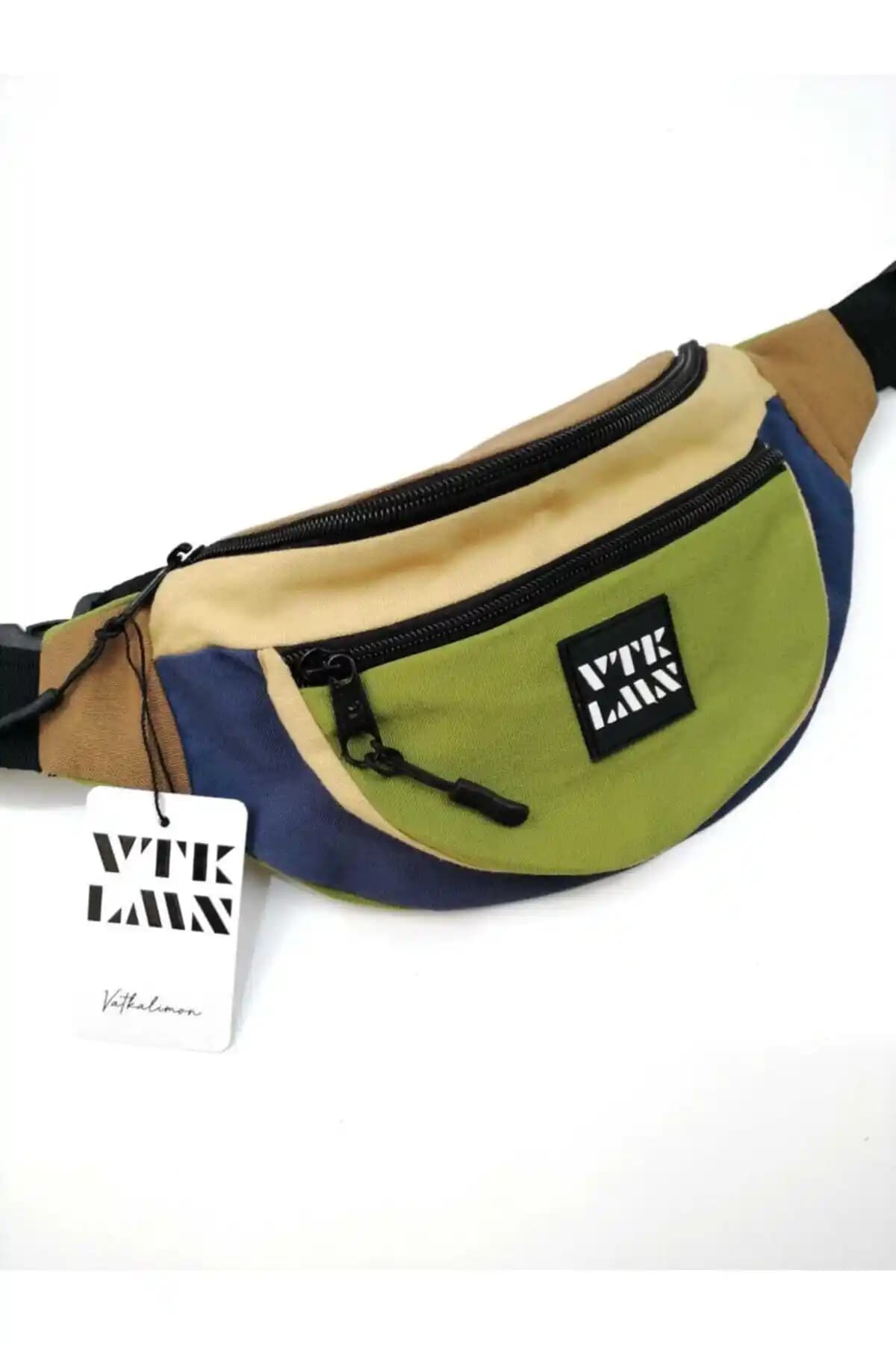 Vatkalimon Unisex Renkli Omuz ve Bel Çantası Günlük Kullanım İçin Modern ve Şık Tasarım