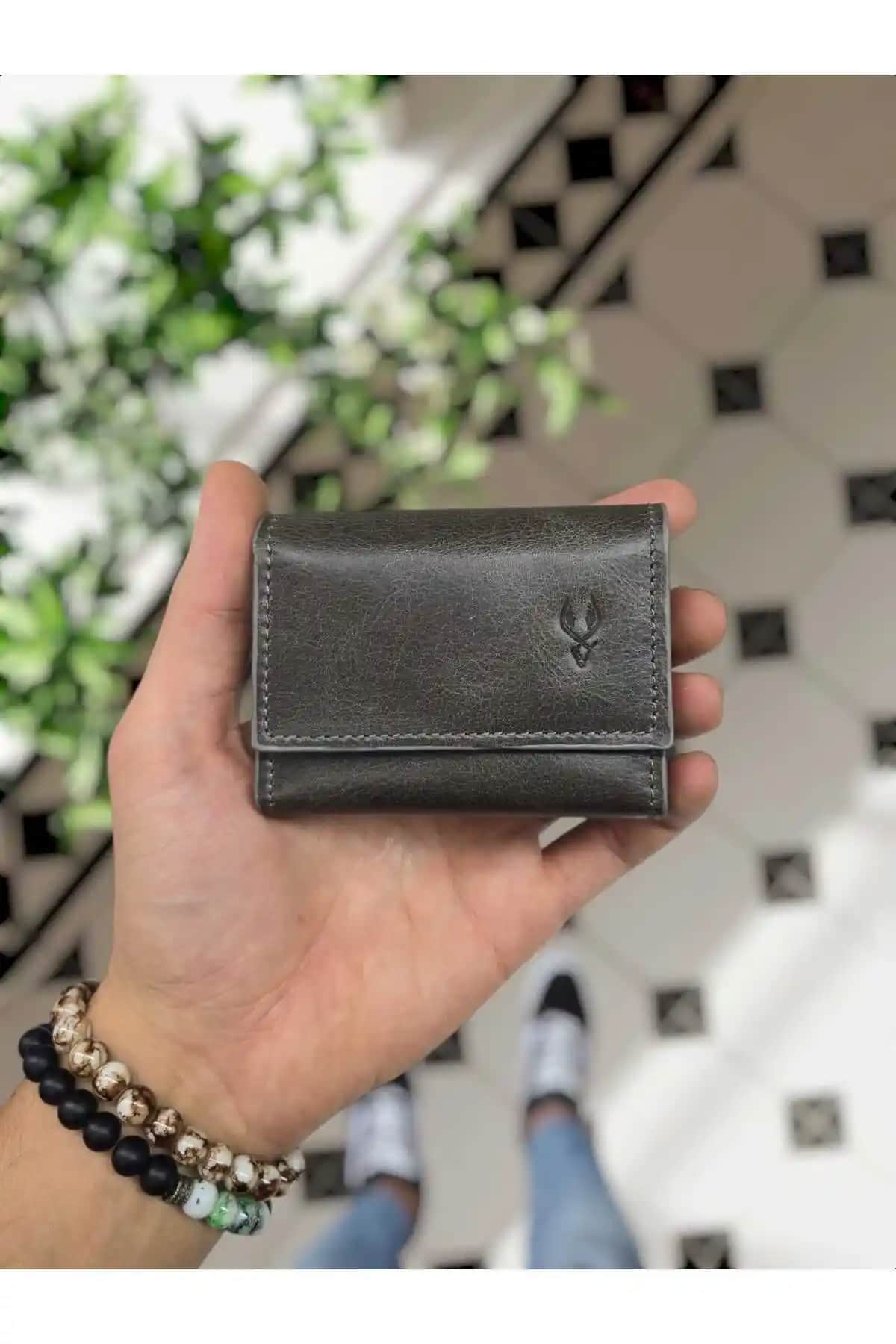 Visso 660 Ultimate Gray Hakiki Deri Akordeon Gri Kredi Kartlık Cüzdan Detaylı Tanıtım