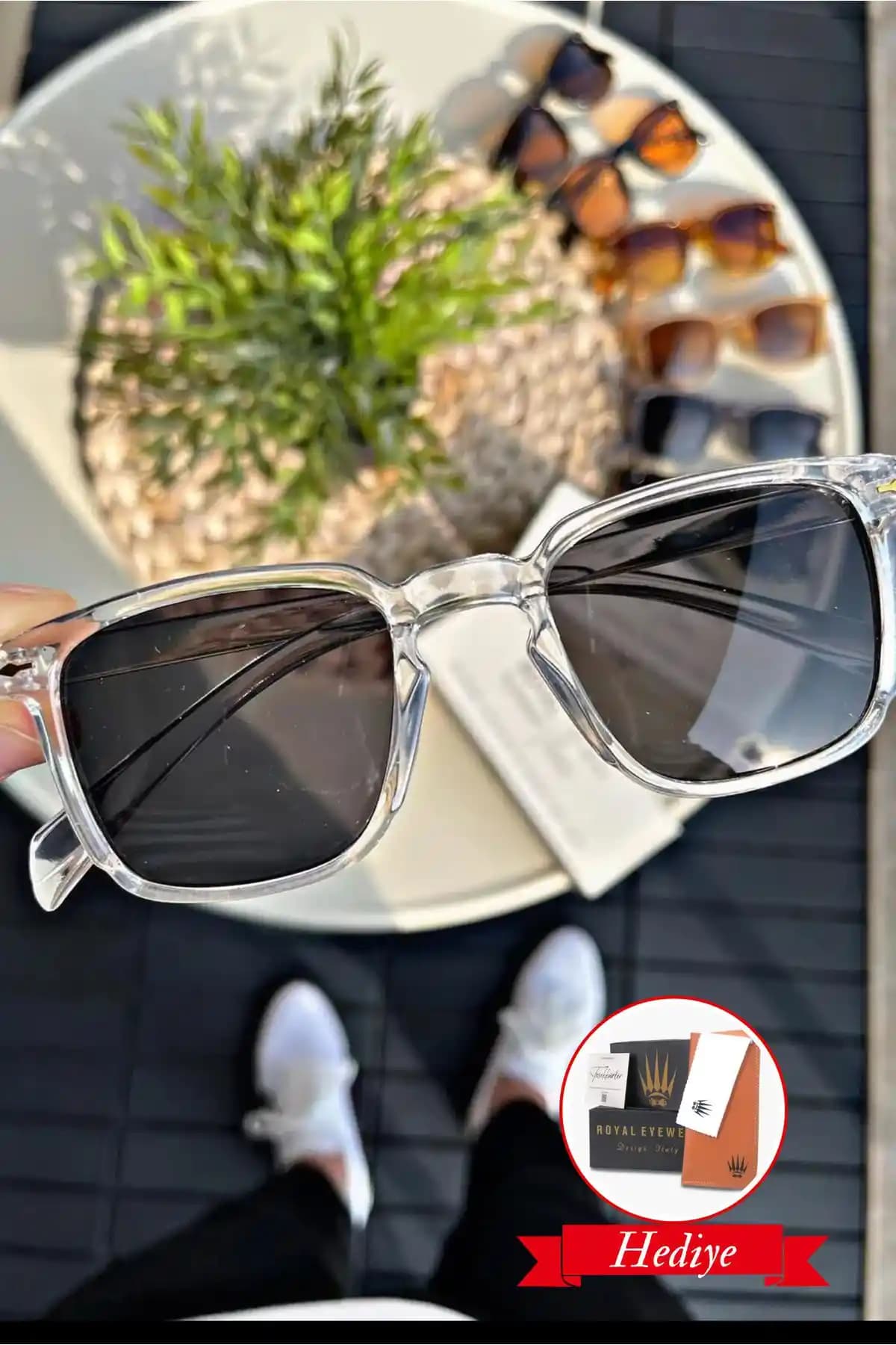 WATCHOFROYAL Güneş Gözlüğü: Şık ve Koruyucu Tasarım ile Günlük Kullanım İçin Uygun