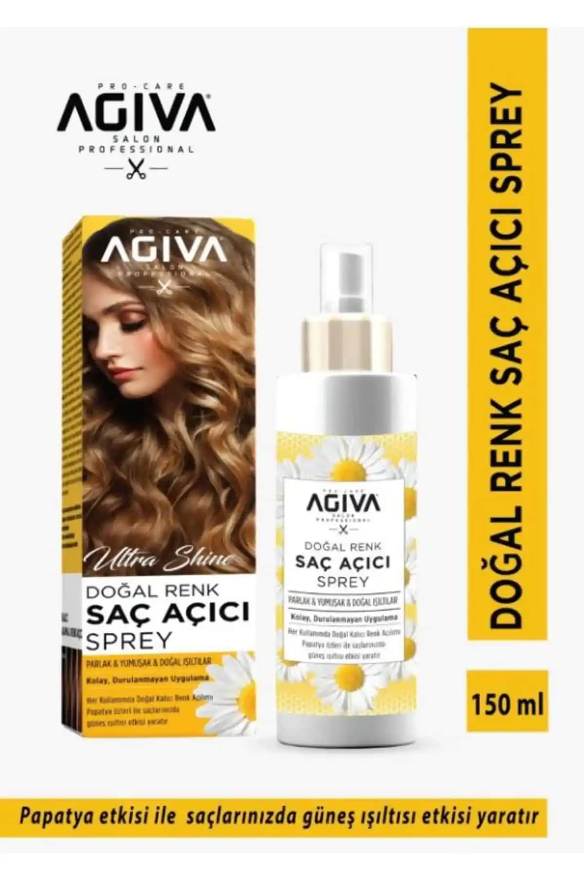 Agiva Ultra Shine ve Urban Care Summer Glow Saç Açıcı Sprey Karşılaştırması 150ml ürünlerin özellikleri ve kullanıcı yorumları