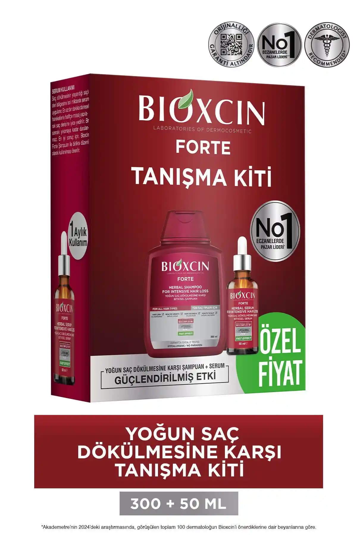 Bioxcin Forte Şampuan ve Serum Karşılaştırması Saç Dökülmesine Etkili Çözümler