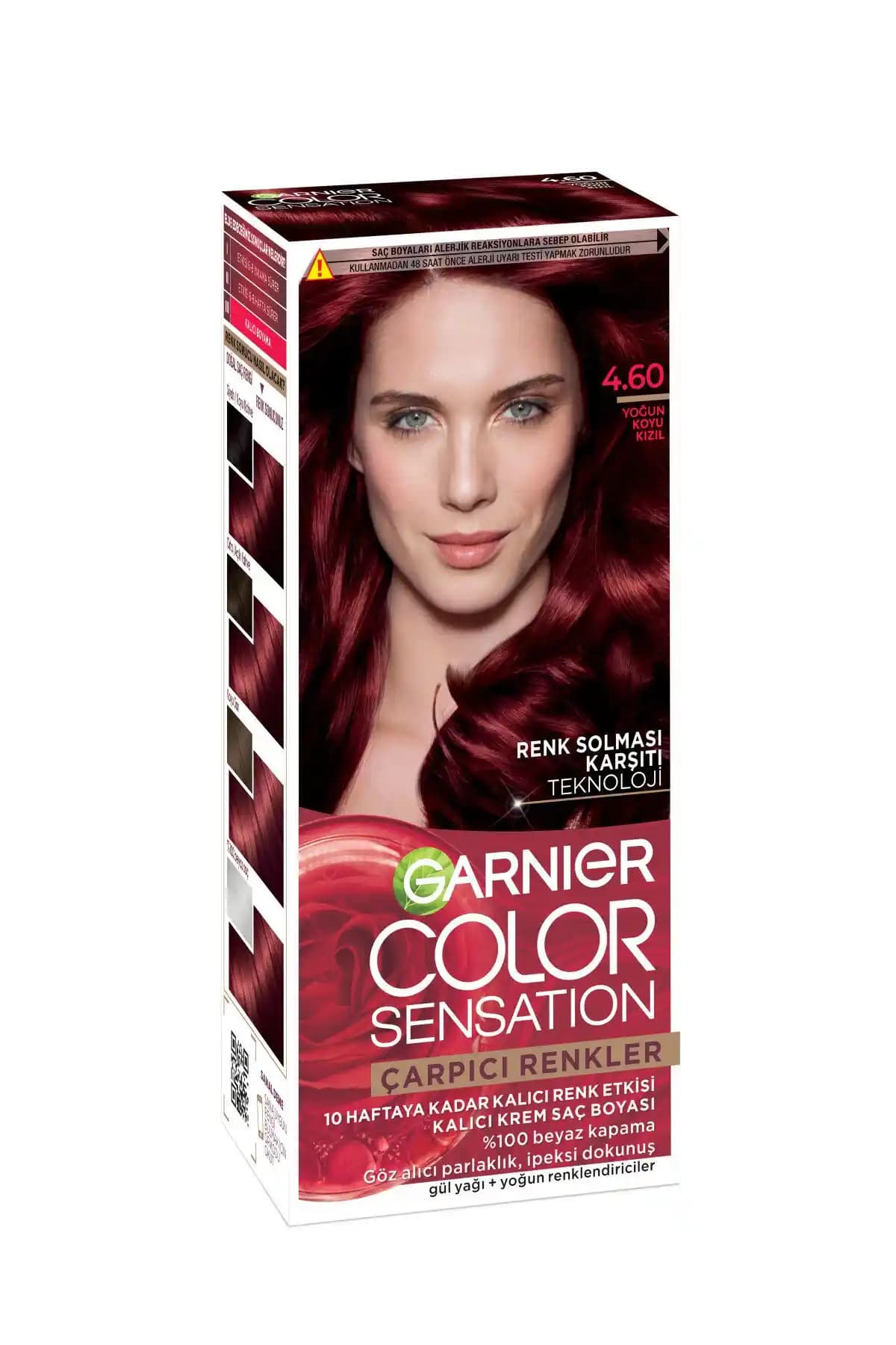 Garnier Çarpıcı Renkler 4.60 ve Nutrisse 4.6 Şarap Kızılı Saç Boyası Karşılaştırması