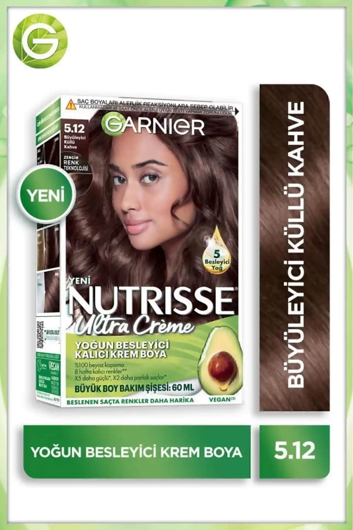 Garnier Nutrisse 5.12 Küllü Kahve ve 5.3 Altın Karamel Kahve Karşılaştırması