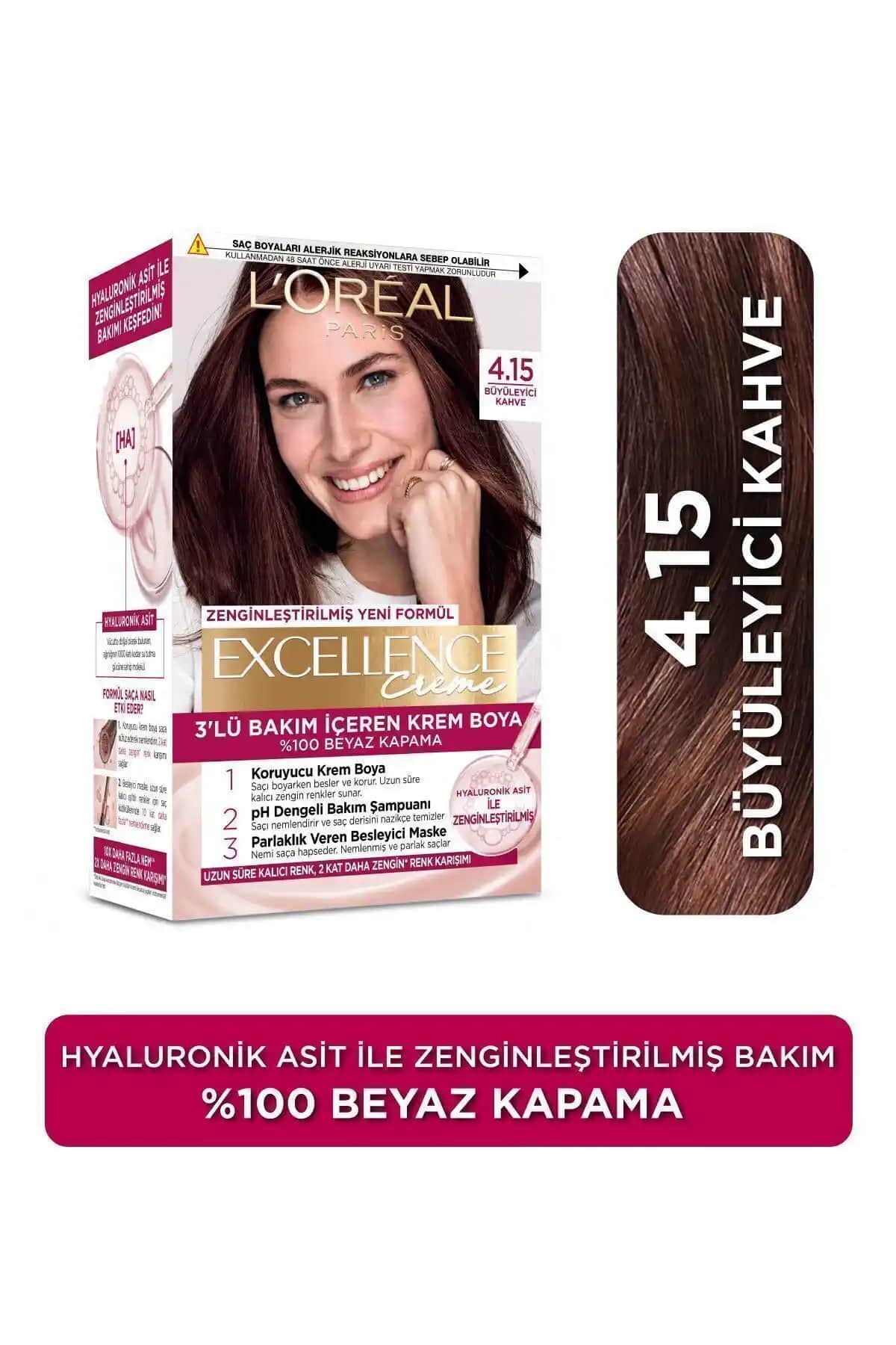 L'Oreal Paris Excellence Creme 4.15 ve 5 Kahve: Saç Renkleri ve Özellikleri Karşılaştırması